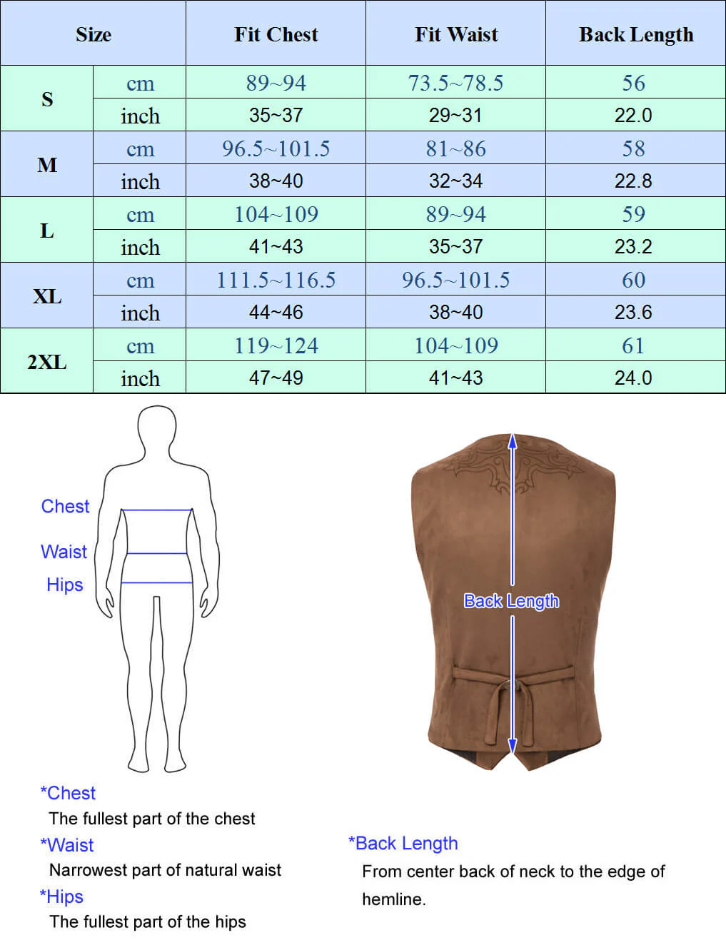 Men's Suede Leather Suit Vest Embroidery Casual Slim Fit Western Vest Waistcoat - Image 39
