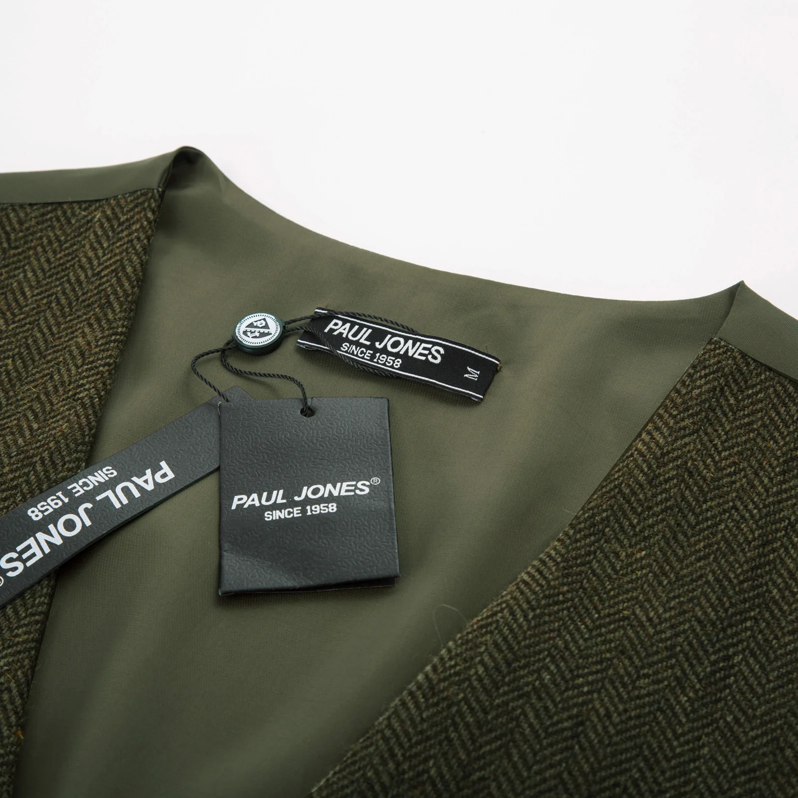 Men's British Herringbone Tweed Vest Casual Wool Blend Waistcoat with Pockets - Image 18