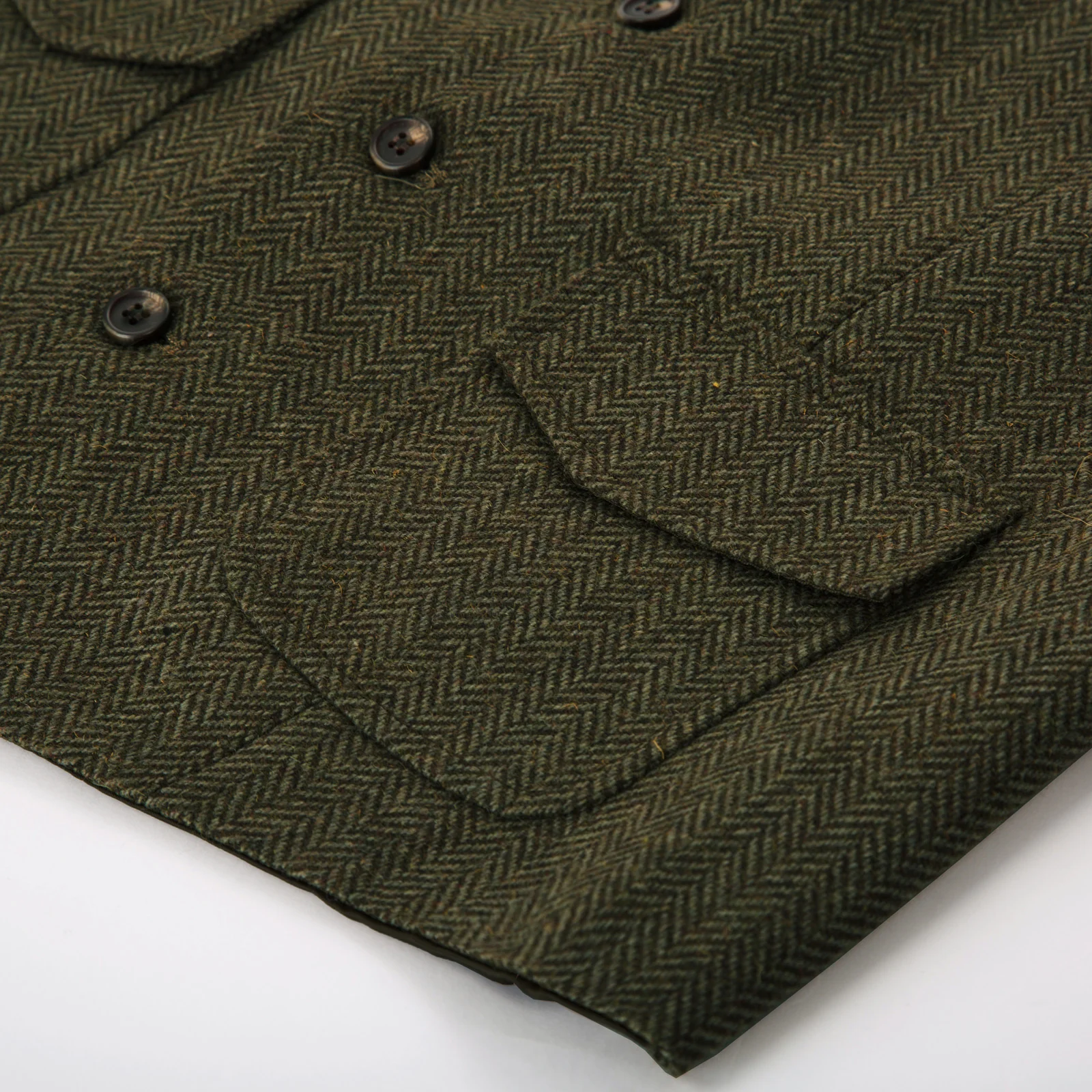 Men's British Herringbone Tweed Vest Casual Wool Blend Waistcoat with Pockets - Image 20