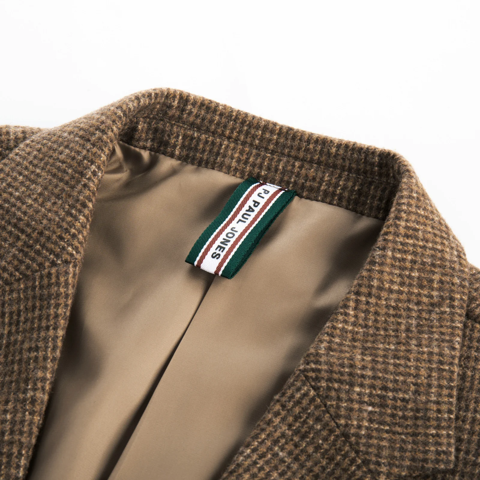 Herringbone Tweed Two Buttons Blazer British Wool Blend Sport Coat Jacket - Image 29
