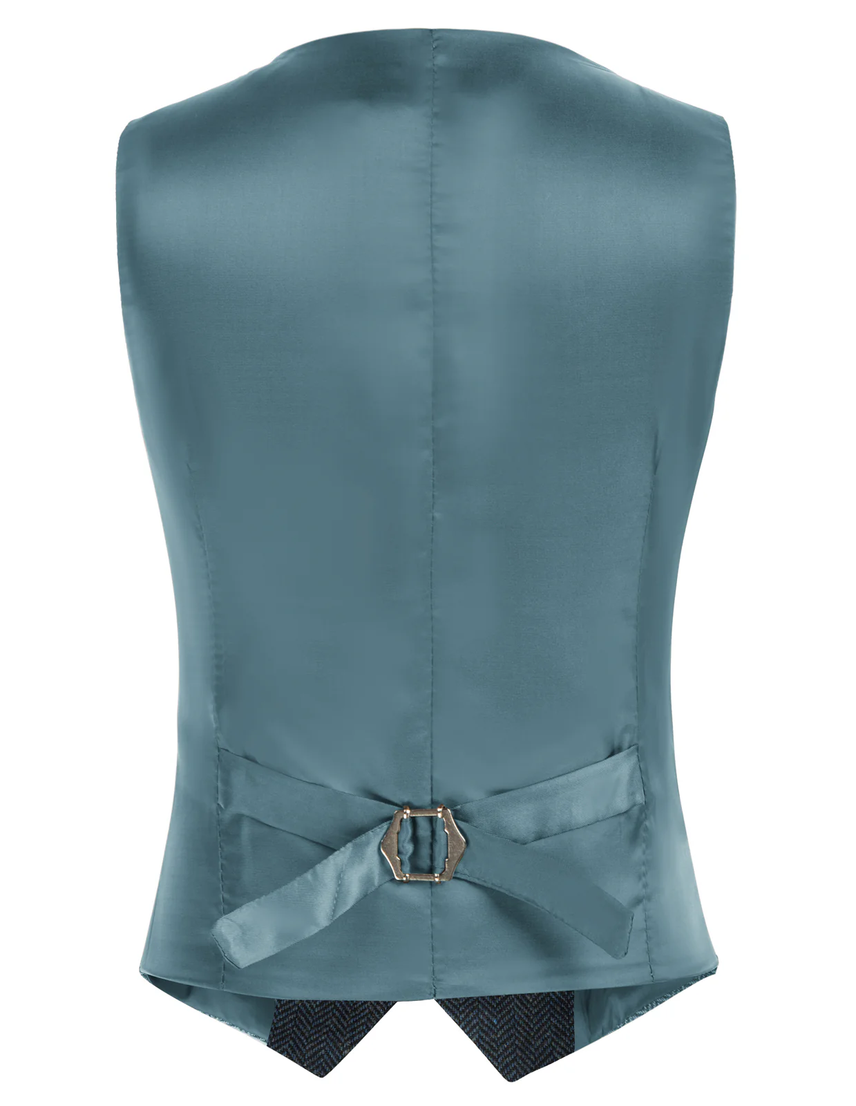 Boys Herringbone Tweed Suit Vest British Dress Waistcoat Wool Blend - Image 20