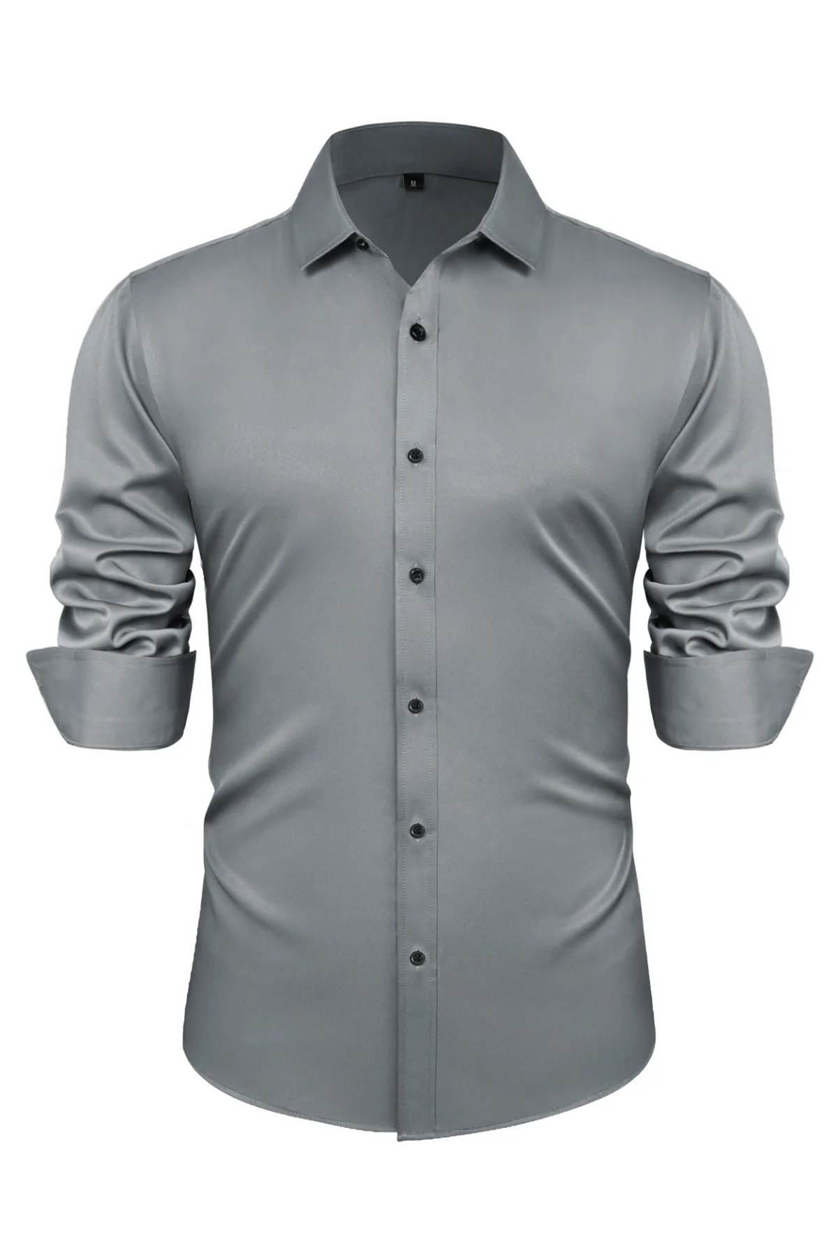 Men's Dress Shirts Long Sleeve Regular Fit Wrinkle Free Casual Button Down Cardigans Shirts - Image 25