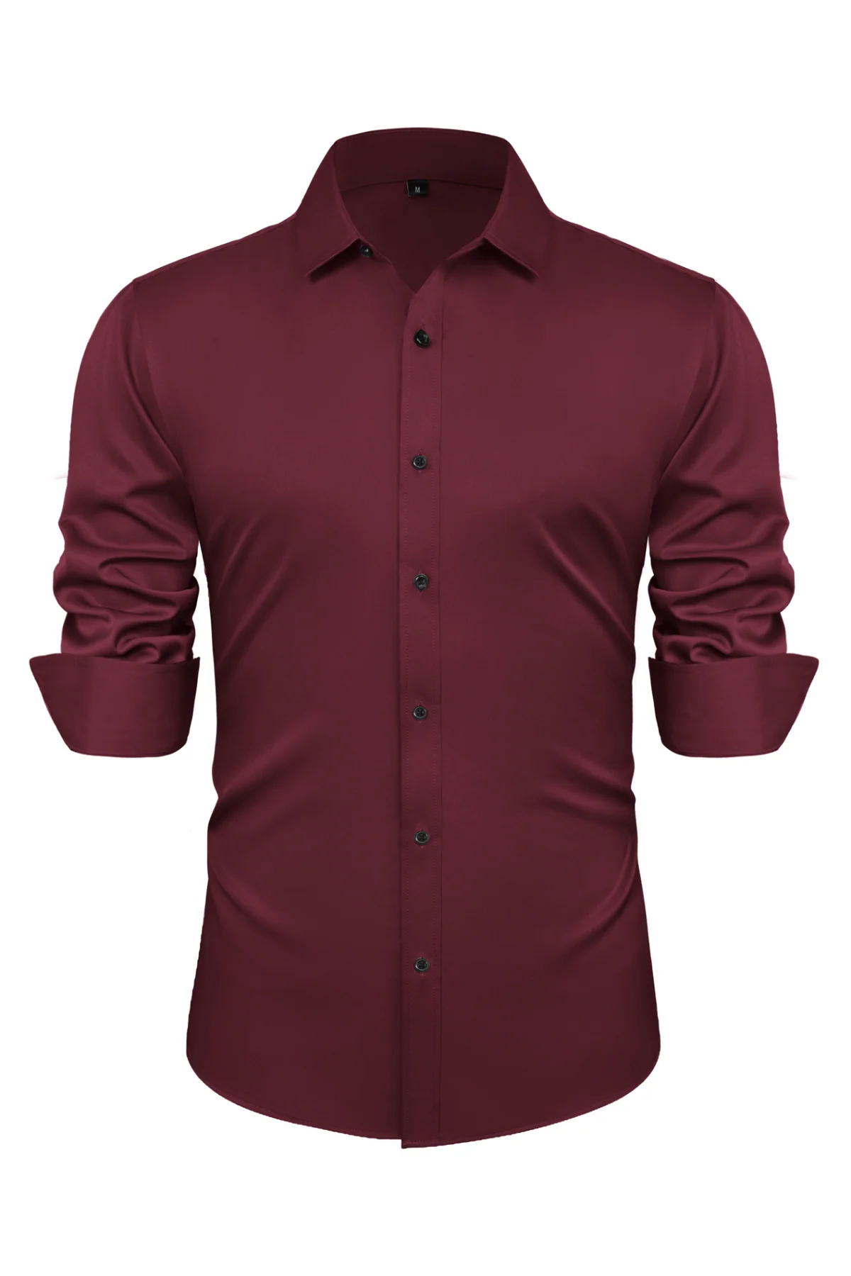 Men's Dress Shirts Long Sleeve Regular Fit Wrinkle Free Casual Button Down Cardigans Shirts - Image 30