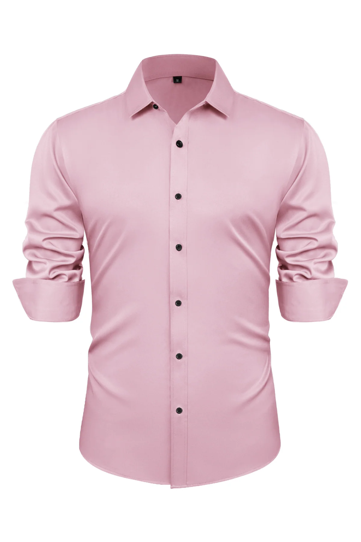 Men's Dress Shirts Long Sleeve Regular Fit Wrinkle Free Casual Button Down Cardigans Shirts - Image 8