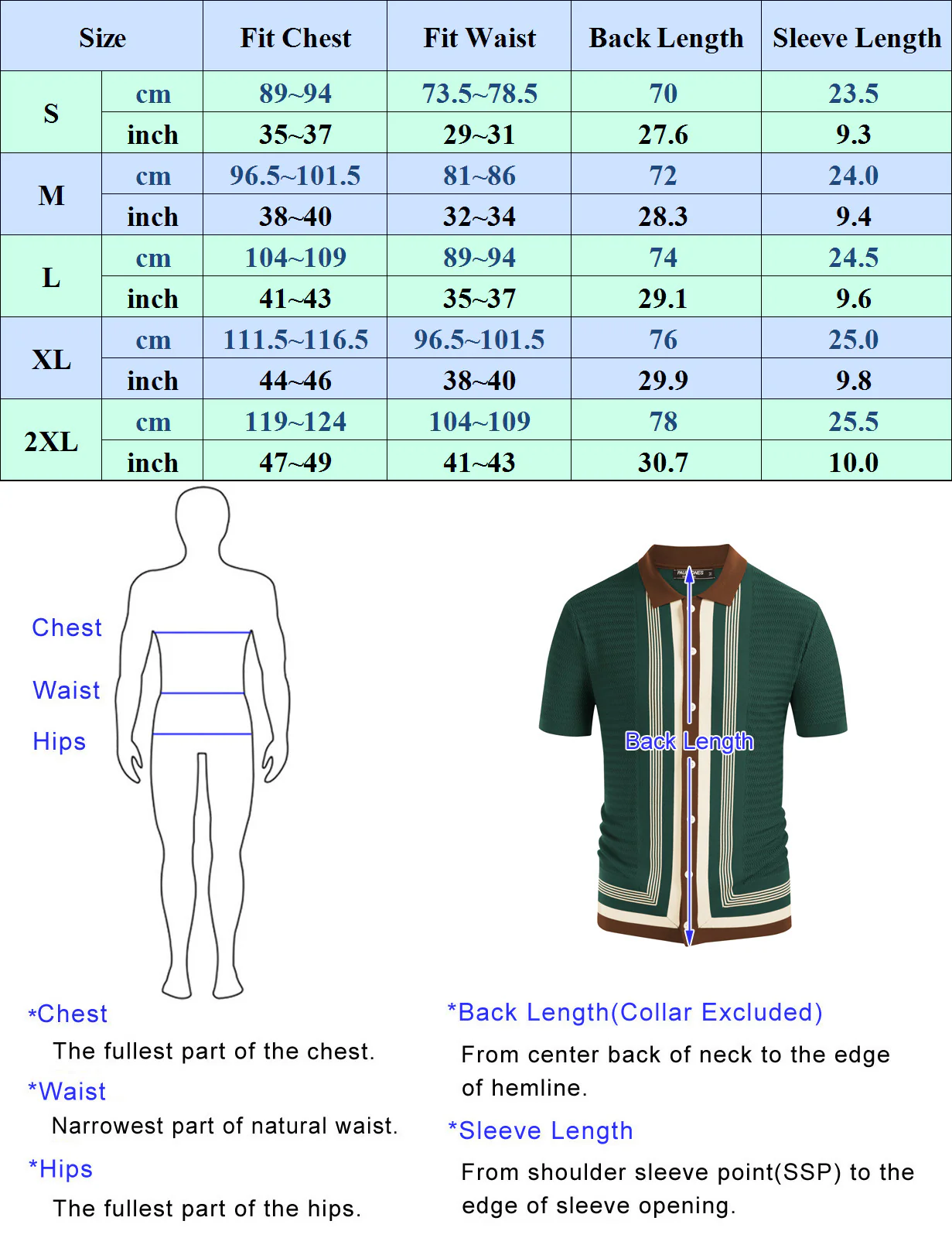 Men's Vintage Stripe Knit Polo Shirts Short Sleeve Stylish Button Down Cardigan Sweater - Image 41