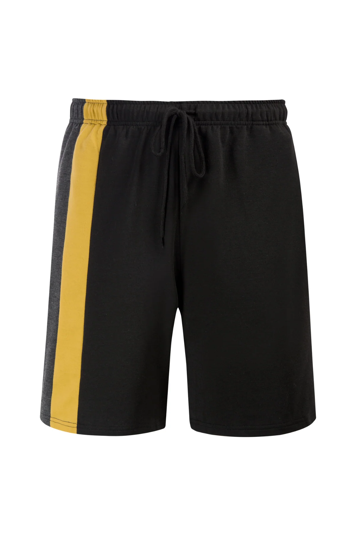 Men Contrast Color Outfits Casual Short Sleeve Polo-Shirt+Shorts 2pcs Set - Image 43
