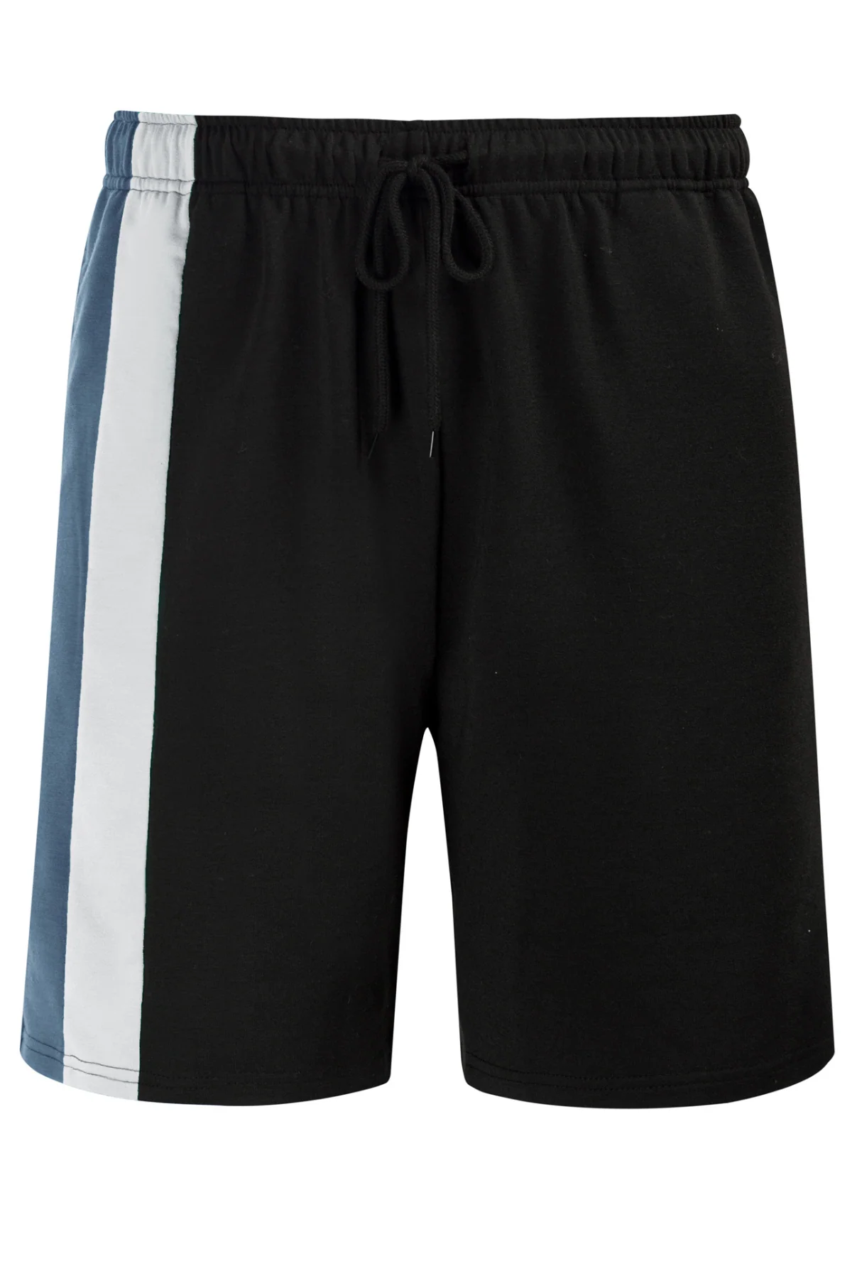 Men Contrast Color Outfits Casual Short Sleeve Polo-Shirt+Shorts 2pcs Set - Image 51