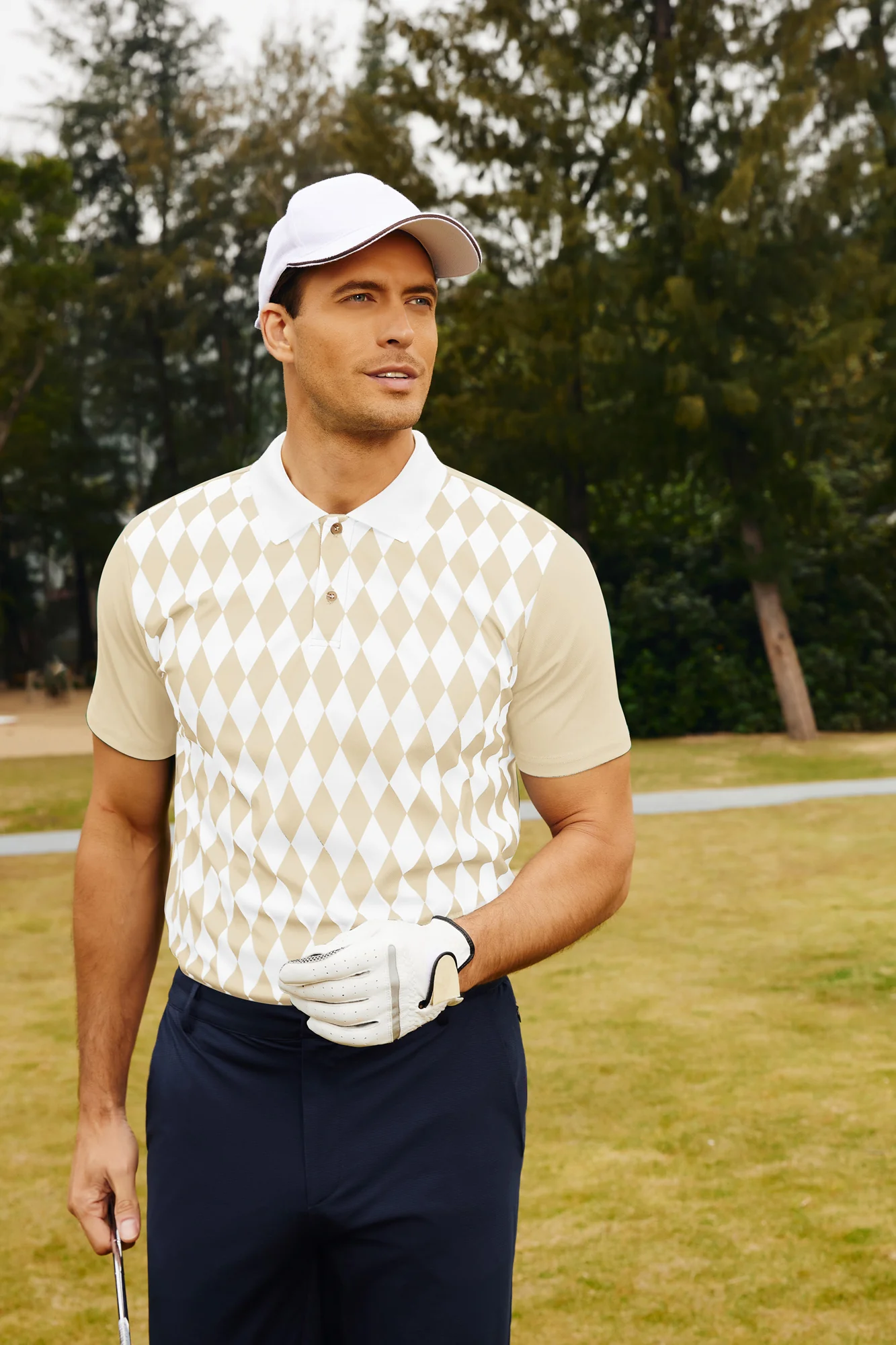 Mens Polo Shirt Short Sleeve Performance Golf Polo Pullover Shirts Daily Casual Wear - Image 16