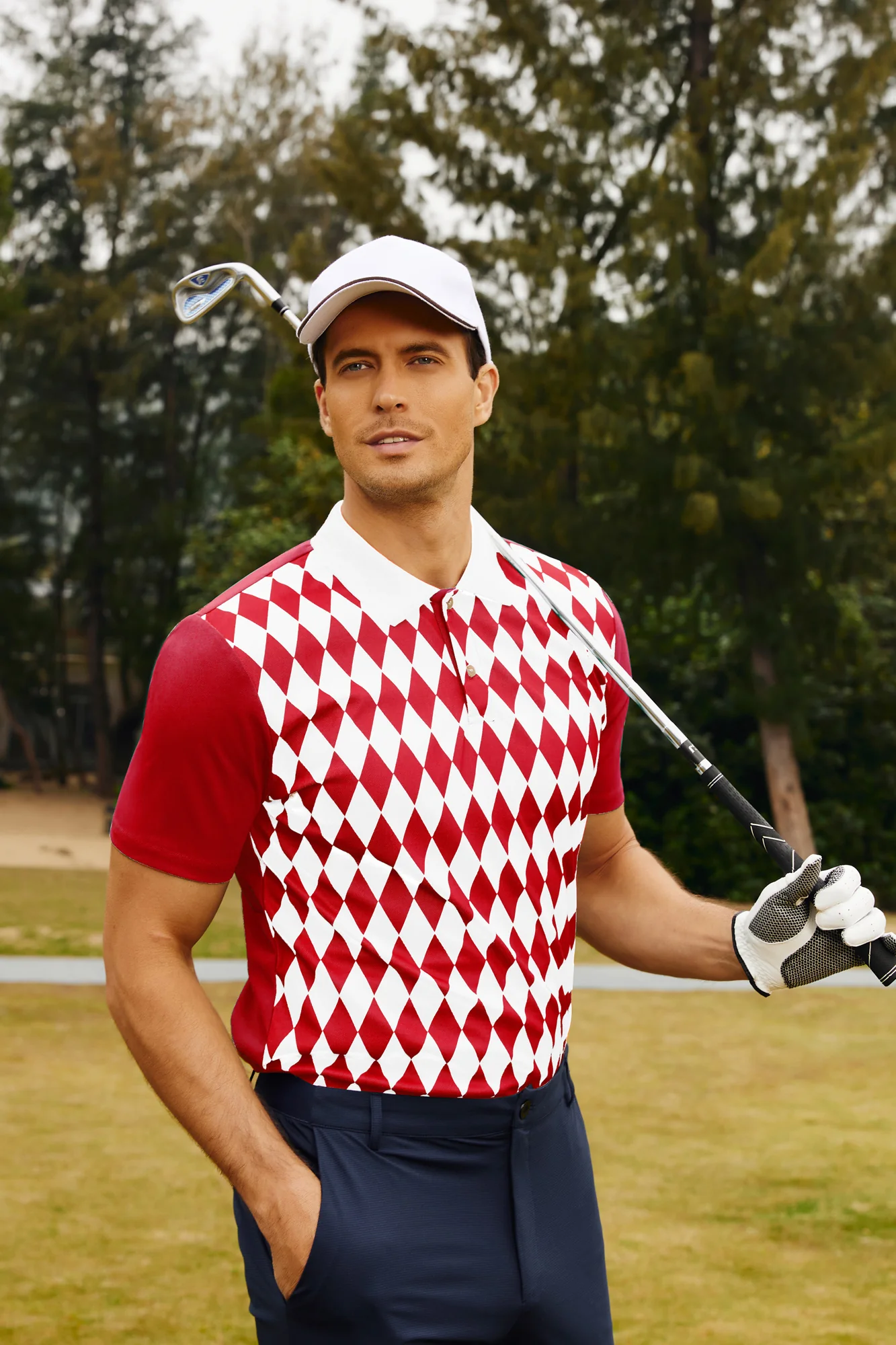 Mens Polo Shirt Short Sleeve Performance Golf Polo Pullover Shirts Daily Casual Wear - Image 24