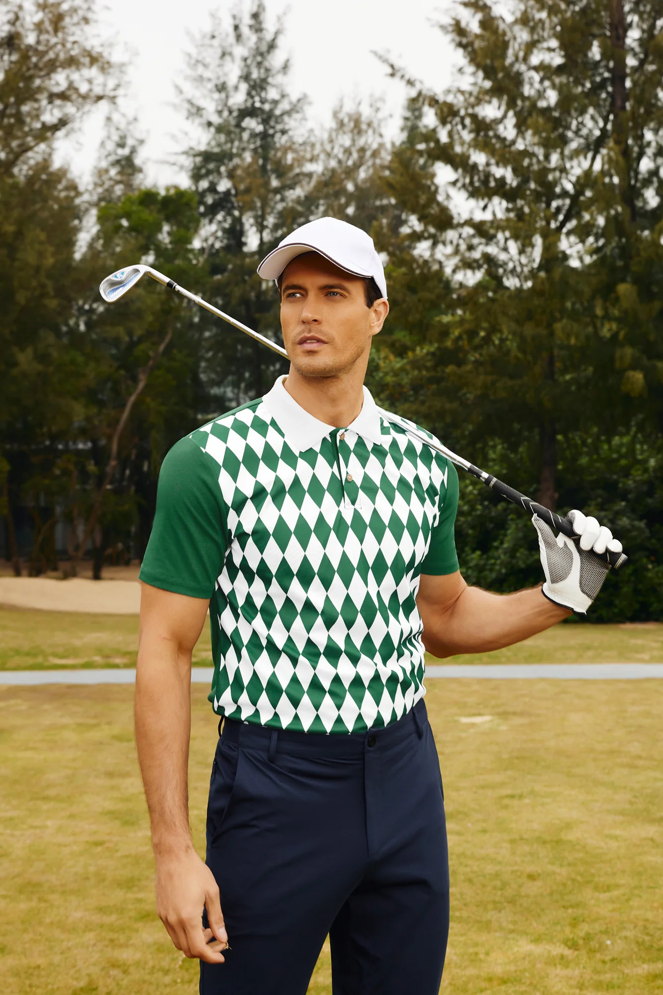 Mens Polo Shirt Short Sleeve Performance Golf Polo Pullover Shirts Daily Casual Wear - Image 5