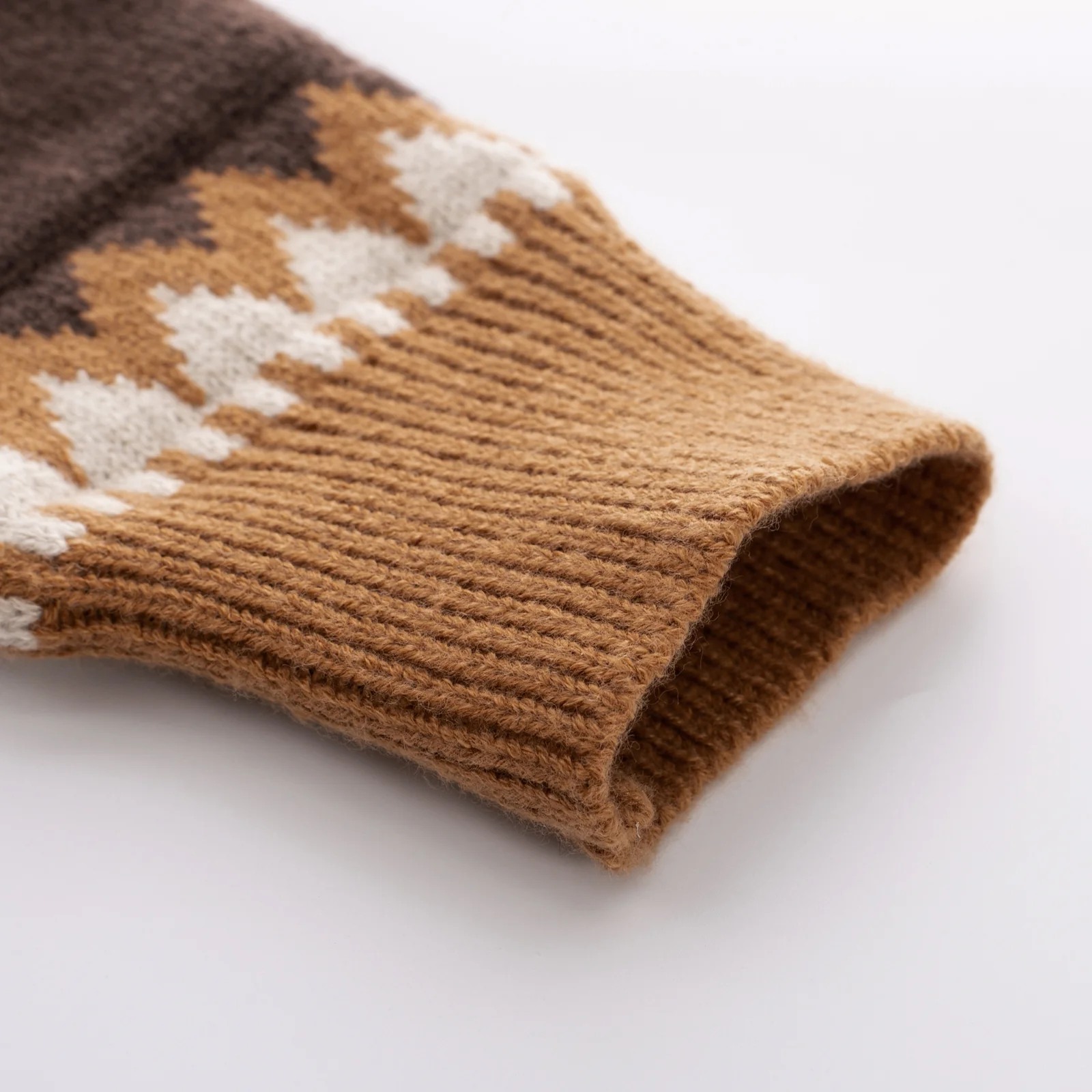 PJ Paul Jones Men's Fair Isle Crewneck Sweater Vintage Casual Pattern Knit Long Sleeve Pullover Sweater - Image 15