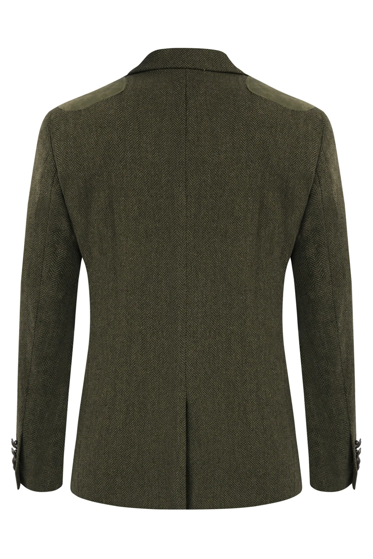 Mens British Wool Blend Suit Two Button Blazer Patchwork Tweed Sport Coats - Image 16
