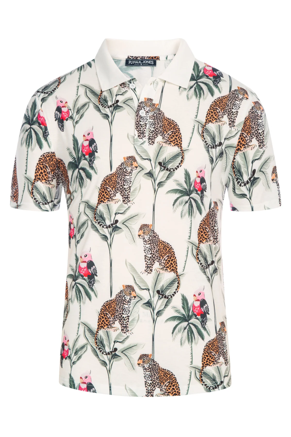 Mens Flower Polo Shirts Vintage Print Casual Tee Pullover Shirts for Summer - Image 37