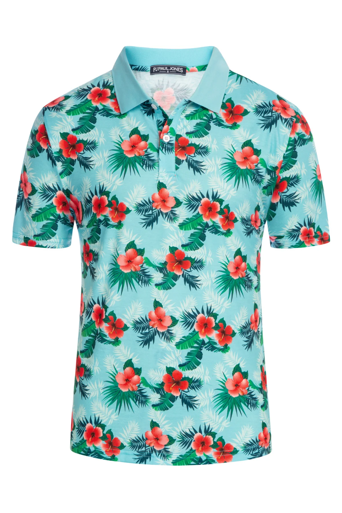 Mens Flower Polo Shirts Vintage Print Casual Tee Pullover Shirts for Summer - Image 42