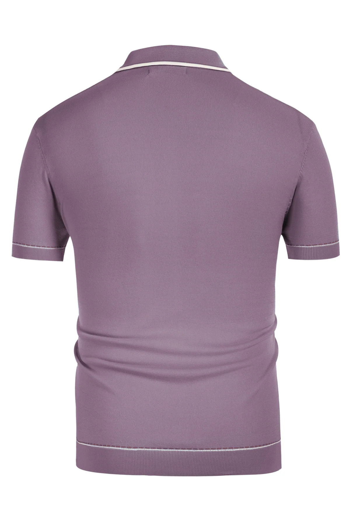 Men's Short Sleeve Knit Button Polo Shirts Casual Pullover Golf Shirt with Pockets - Image 48