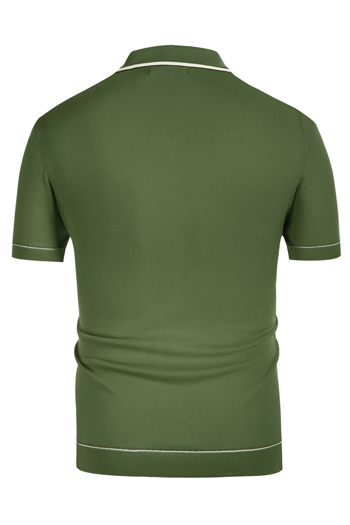 Men's Short Sleeve Knit Button Polo Shirts Casual Pullover Golf Shirt with Pockets - Image 54
