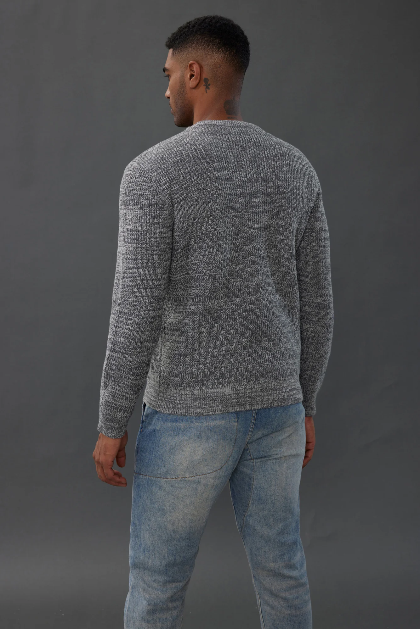 Men's Crewneck Sweater Long Sleeve Vintage Knitted Pullover - Image 18