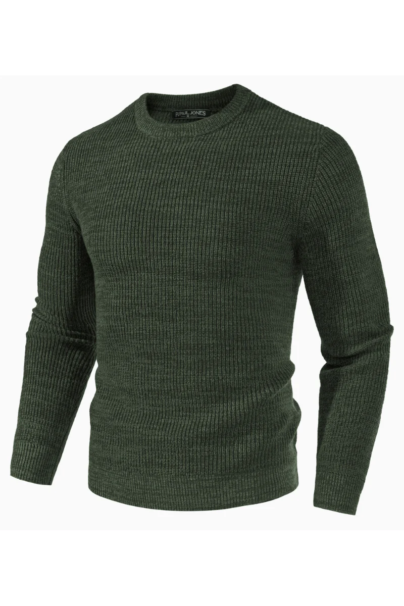 Men's Crewneck Sweater Long Sleeve Vintage Knitted Pullover - Image 20