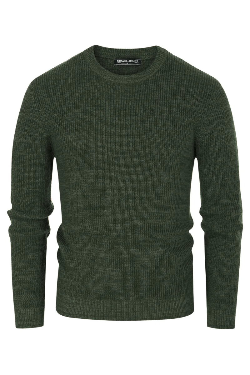 Men's Crewneck Sweater Long Sleeve Vintage Knitted Pullover - Image 25