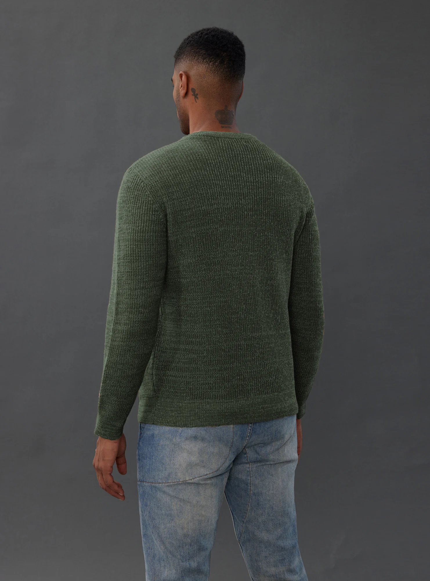Men's Crewneck Sweater Long Sleeve Vintage Knitted Pullover - Image 27