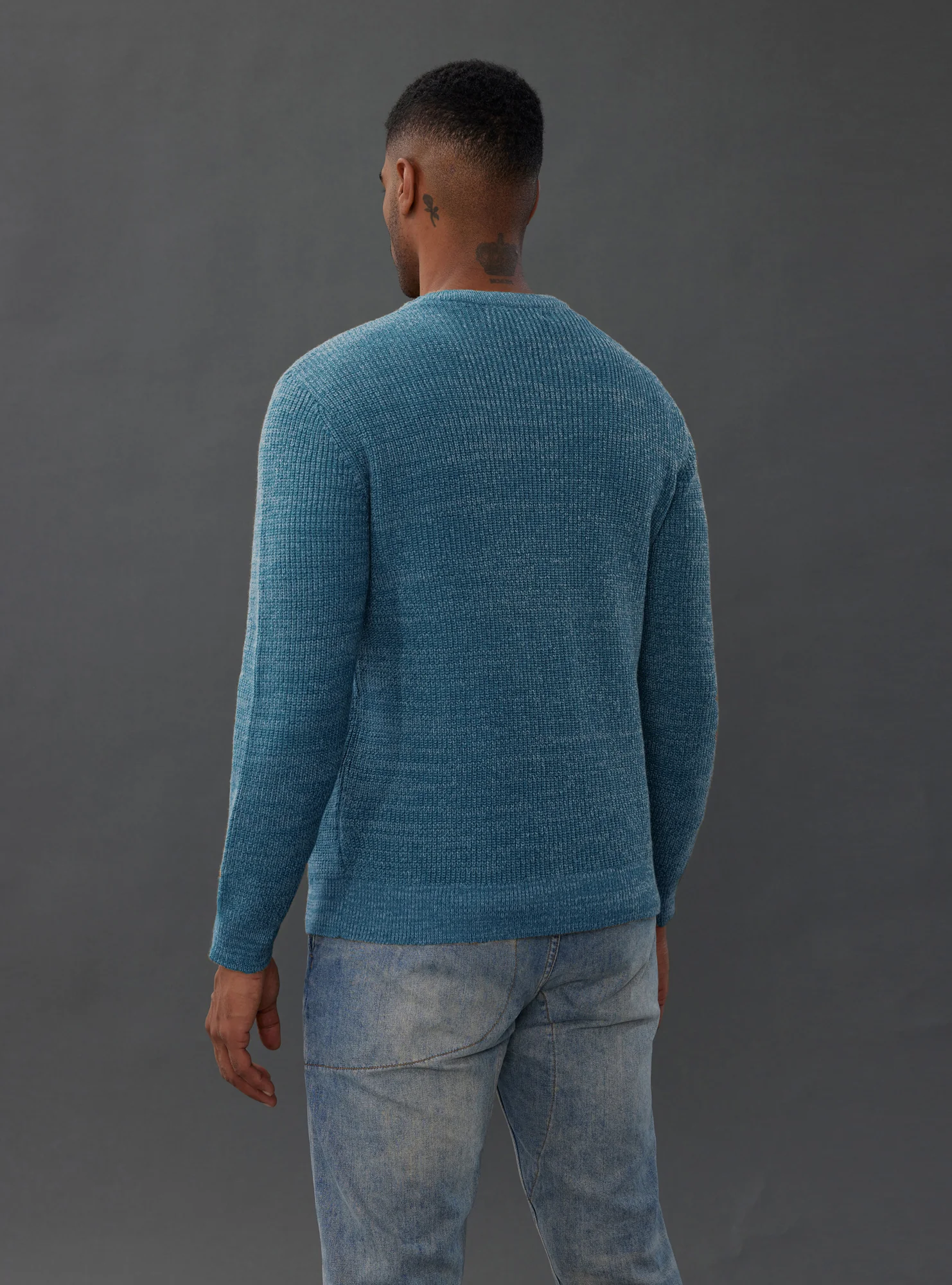 Men's Crewneck Sweater Long Sleeve Vintage Knitted Pullover - Image 32
