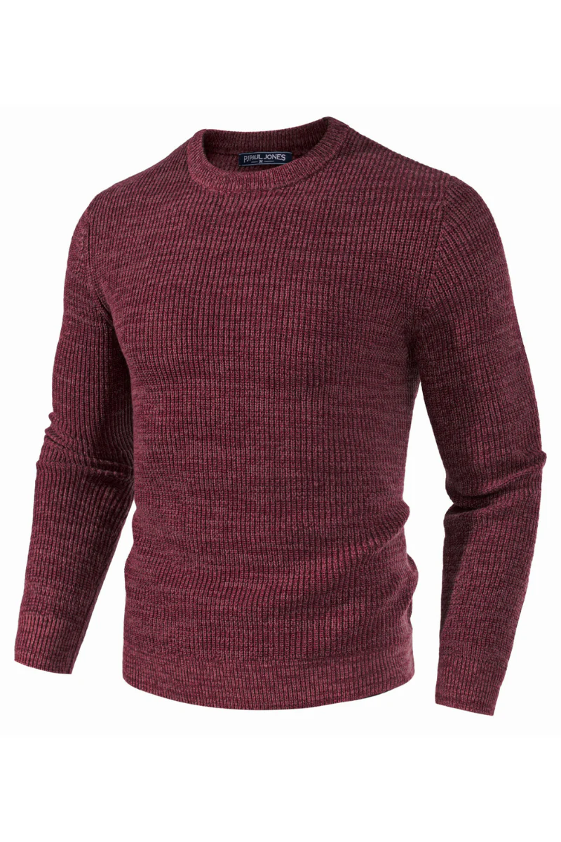 Men's Crewneck Sweater Long Sleeve Vintage Knitted Pullover - Image 37