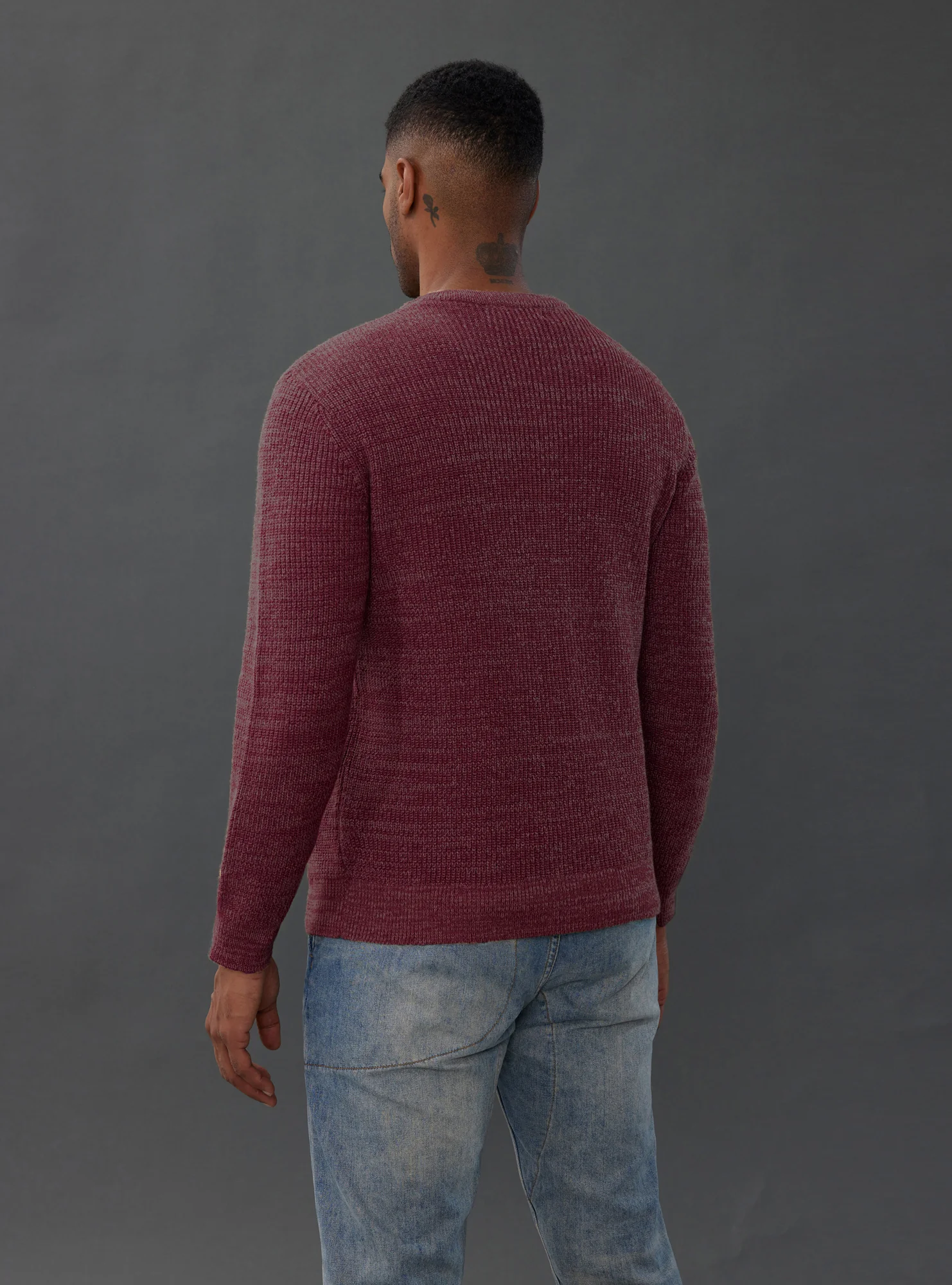Men's Crewneck Sweater Long Sleeve Vintage Knitted Pullover - Image 41