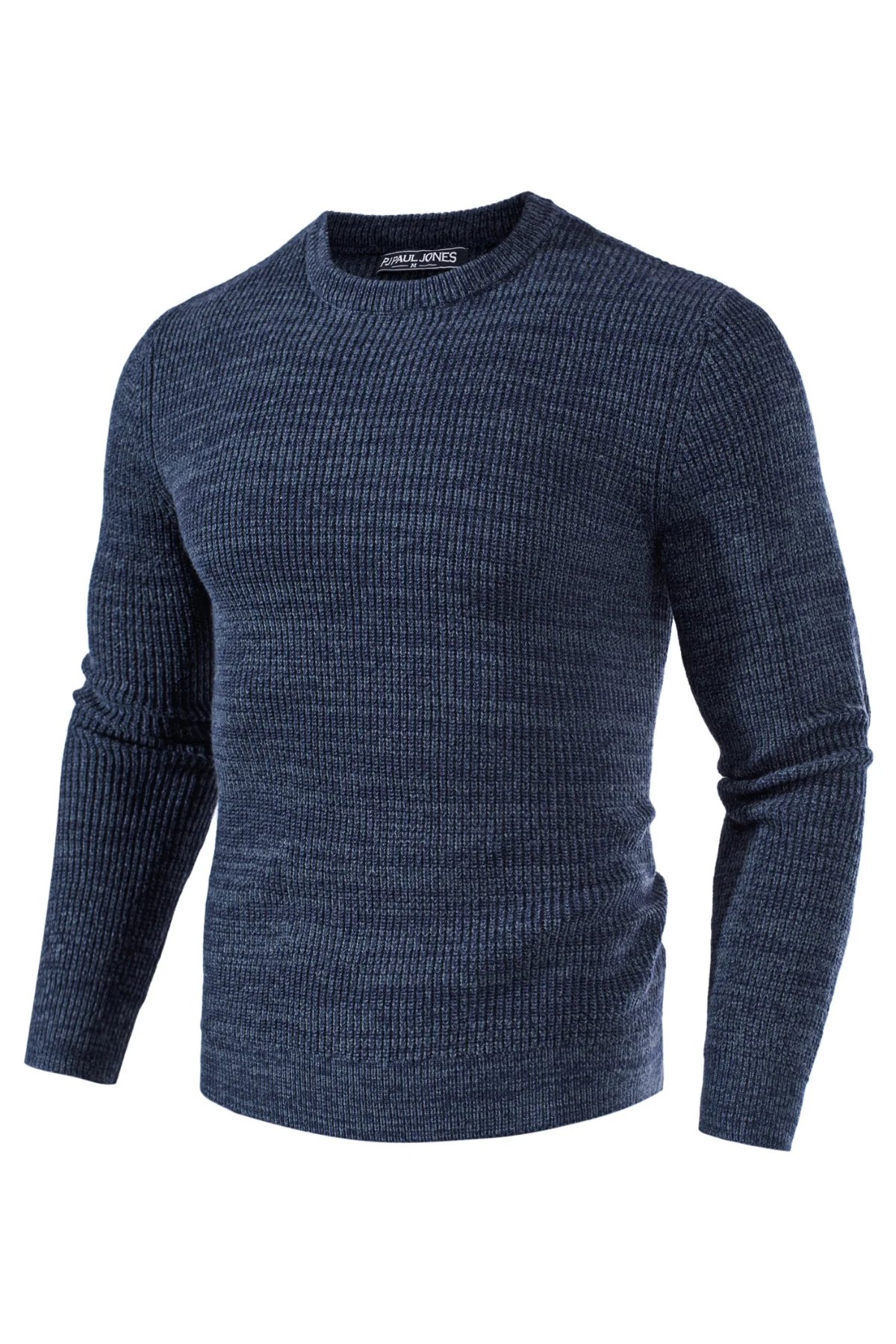 Men's Crewneck Sweater Long Sleeve Vintage Knitted Pullover - Image 6