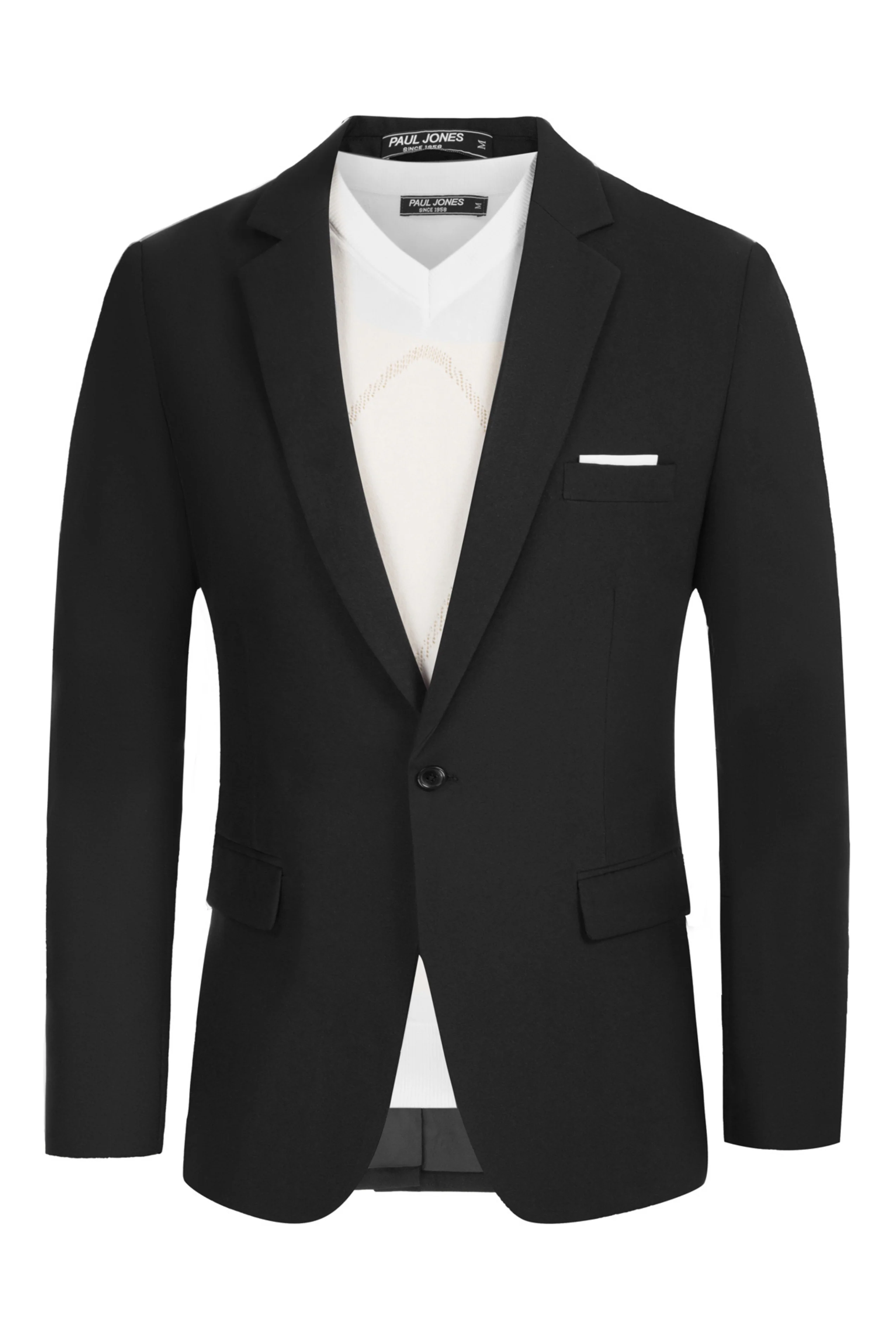Men's Casual Lightweight Blazer Sport Coat One Button Business Suit Jacket - Image 49