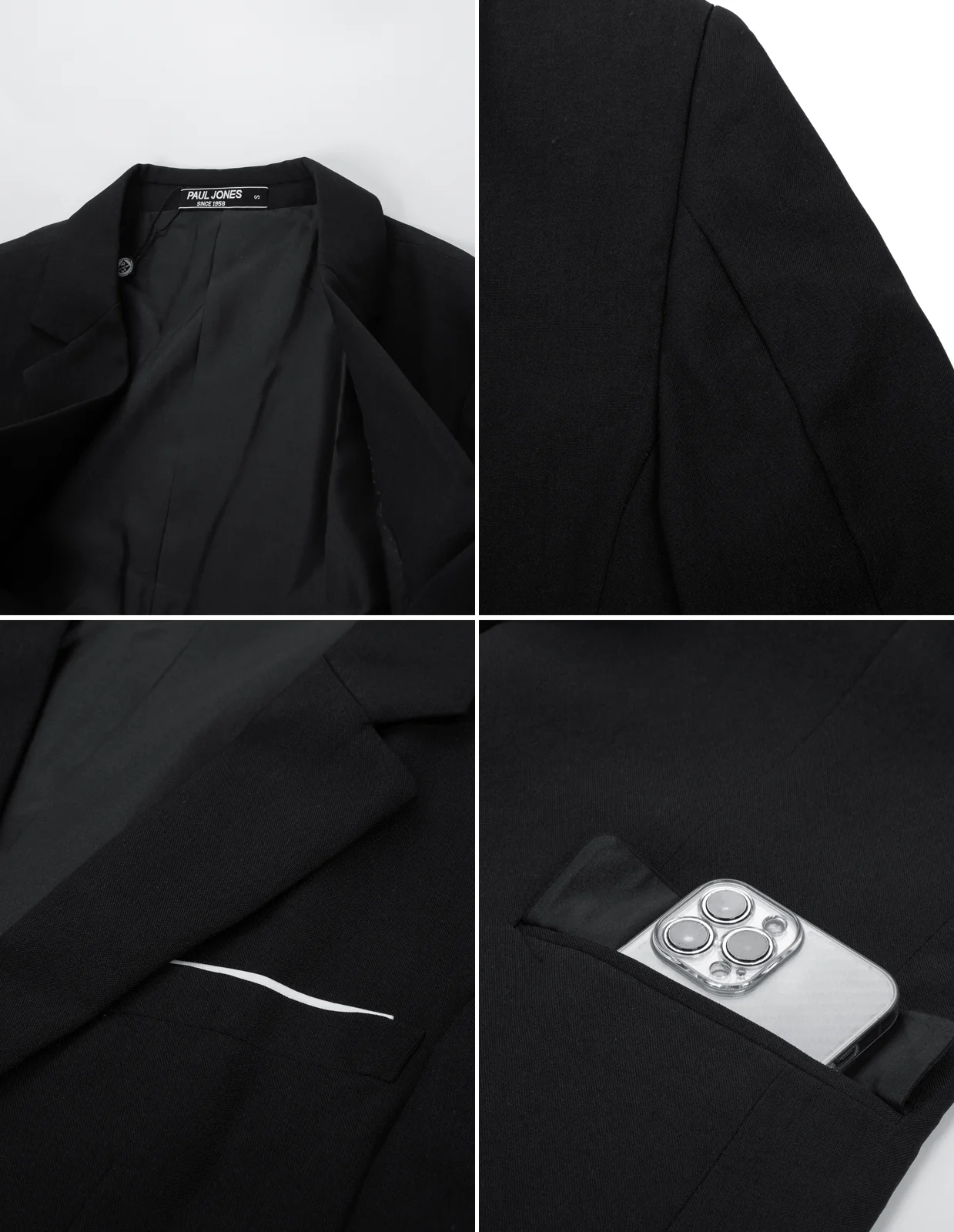 Men's Casual Lightweight Blazer Sport Coat One Button Business Suit Jacket - Image 53