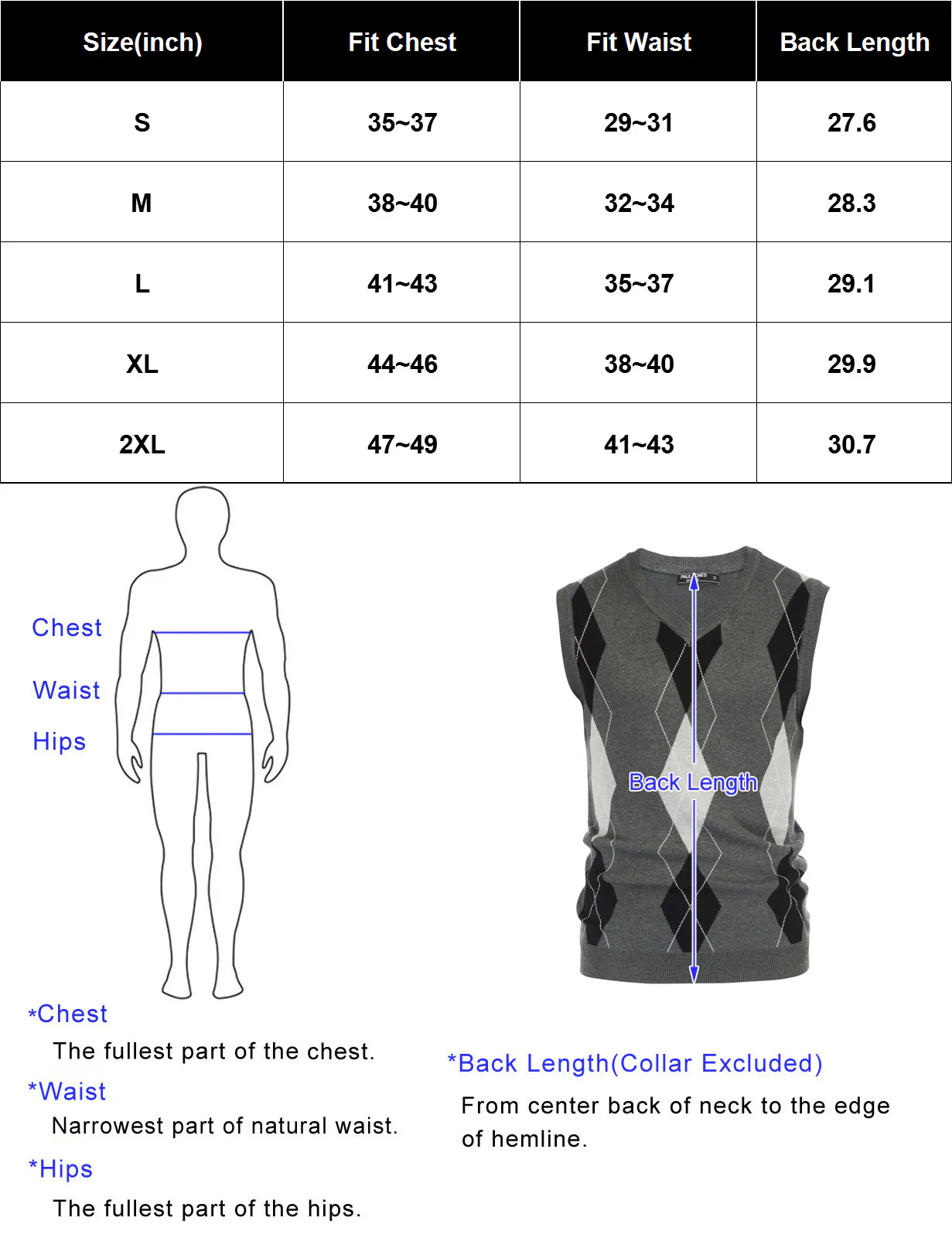 Men's Soft Argyle Sweater Vest Slim Fit V-Neck Knitted Pullover Vest - Image 28