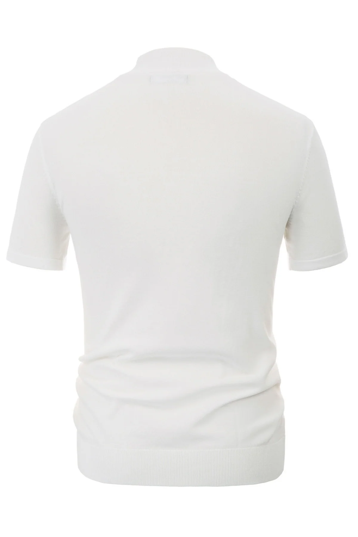 Mens Mock Turtleneck Knit Pullover Sweater Short Sleeve Solid Knitwear Sweaters - Image 12
