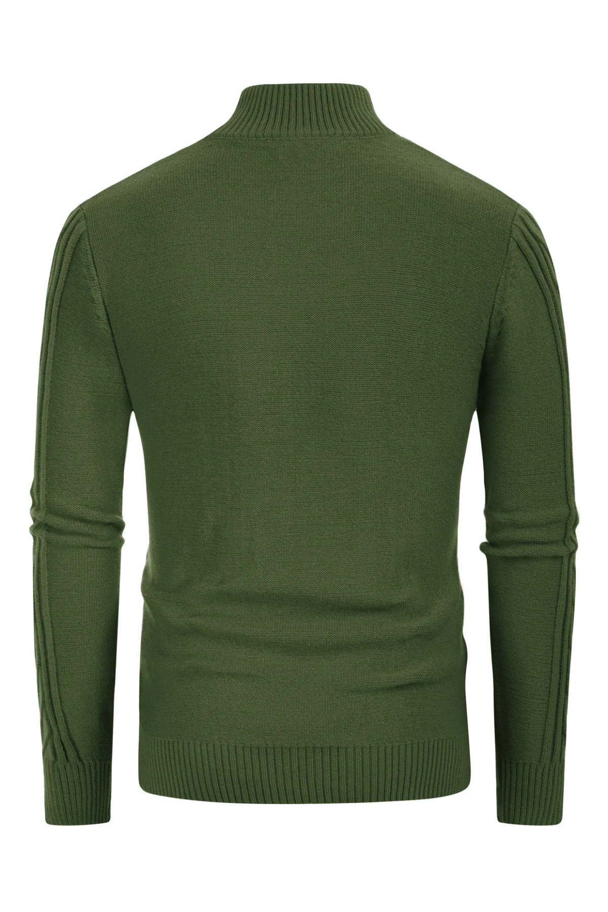 Men's Cable Knit Henley Pullover Sweater Thermal Jumper Sweaters - Image 25