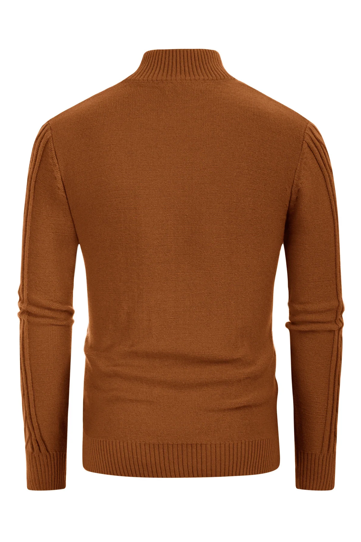 Men's Cable Knit Henley Pullover Sweater Thermal Jumper Sweaters - Image 4