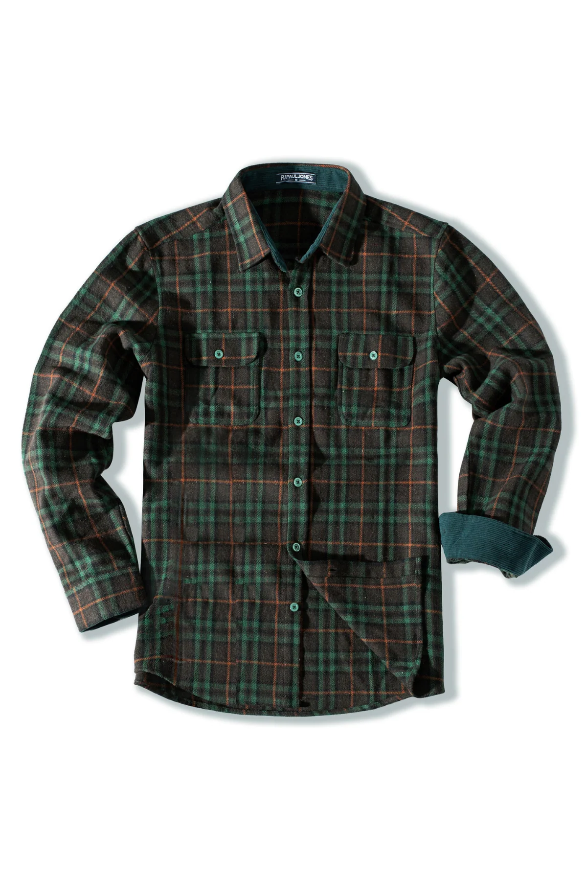 Mens Flannel Shirts Casual Button Down Long Sleeve Plaid Cardigans Shirt Jacket with Pockets - Image 8