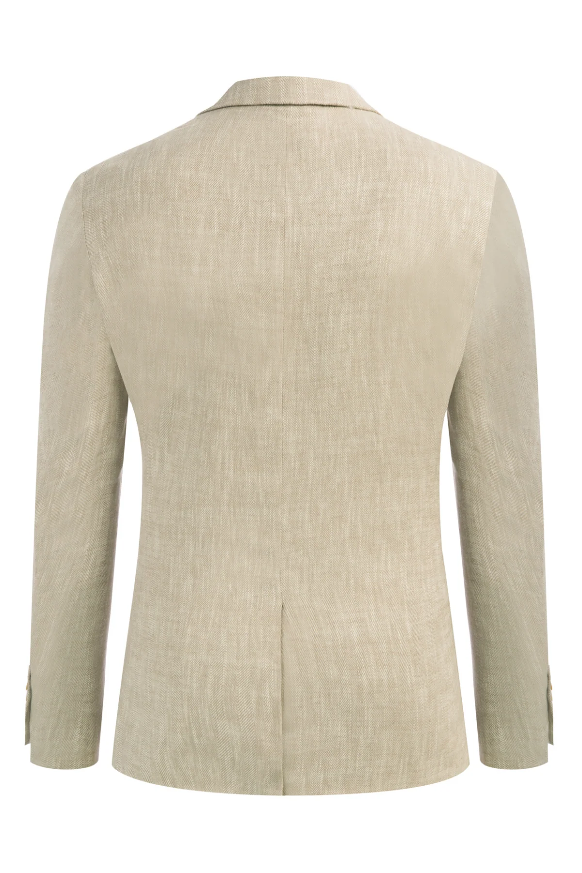 Men's Slim Fit Lightweight Linen Jacket Tailored Two Button Blazer Sport Coat - Image 14