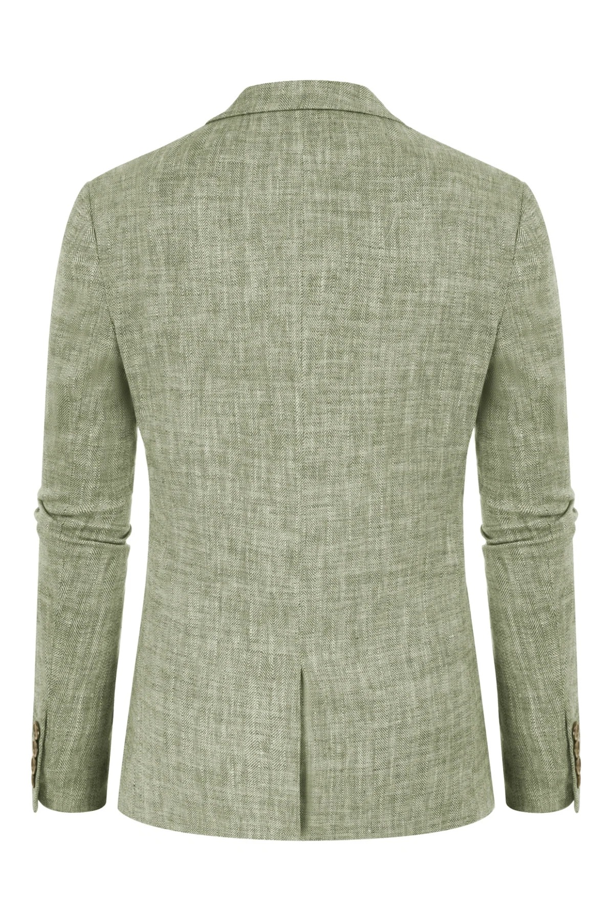 Men's Slim Fit Lightweight Linen Jacket Tailored Two Button Blazer Sport Coat - Image 24