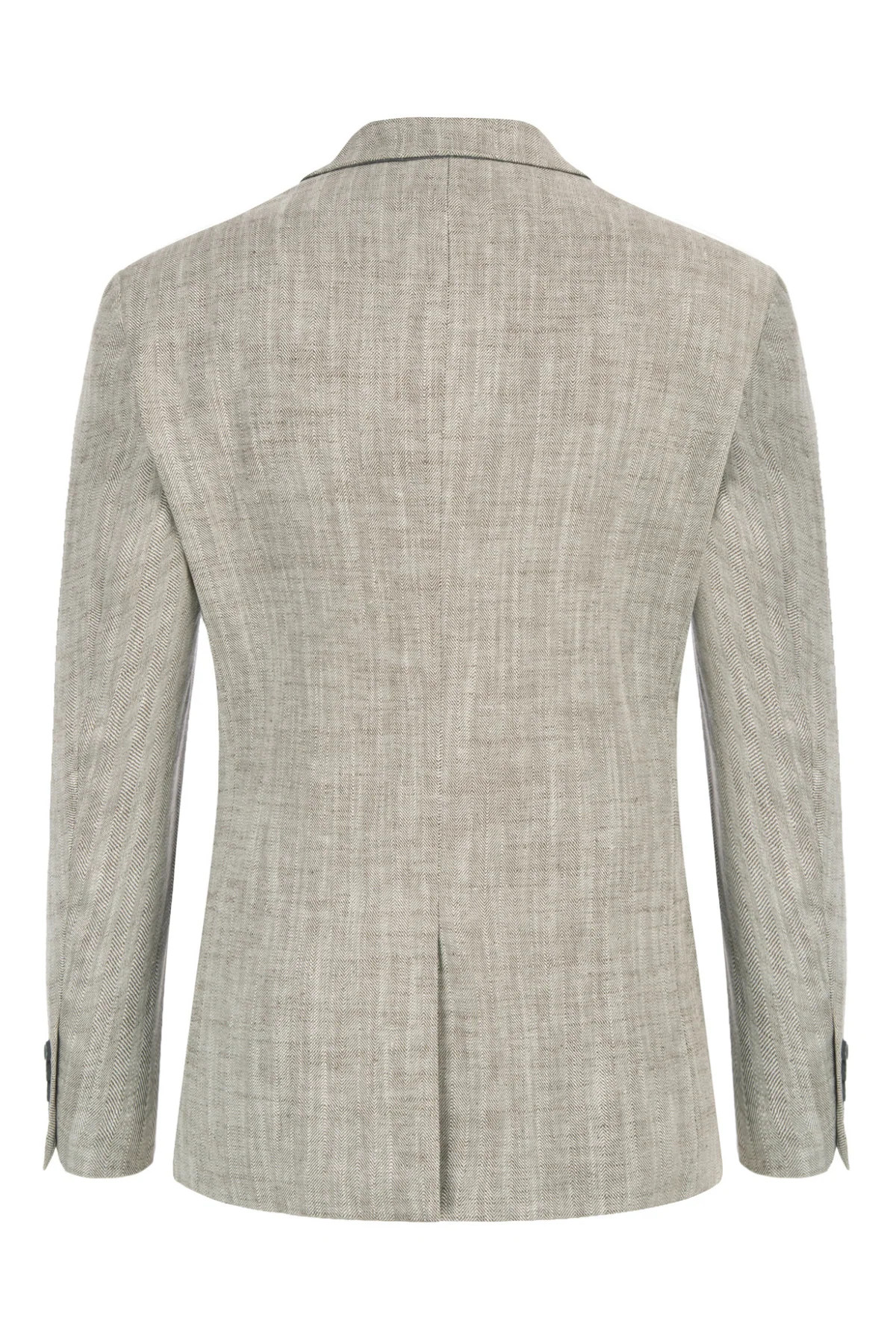 Men's Slim Fit Lightweight Linen Jacket Tailored Two Button Blazer Sport Coat - Image 4