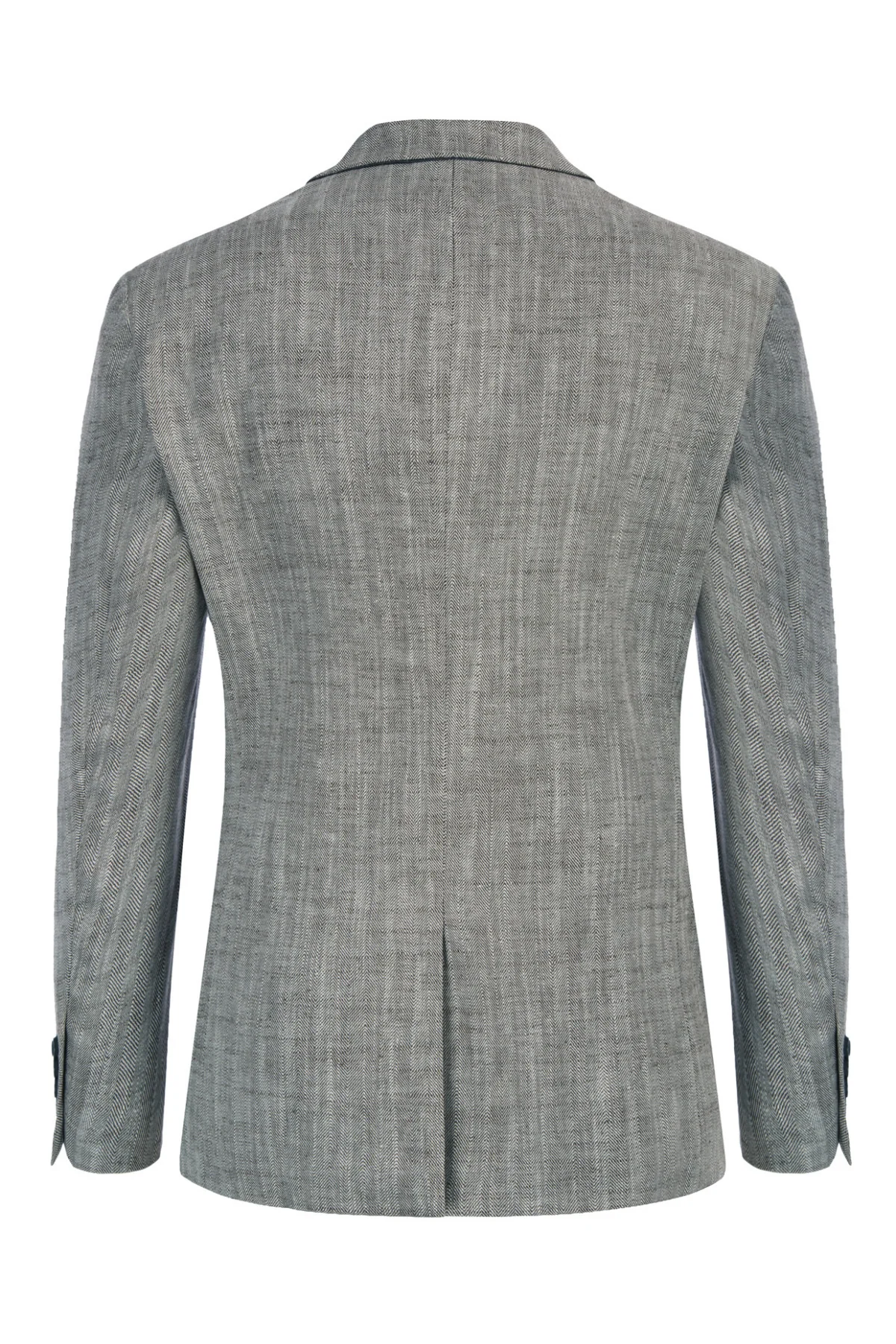 Men's Slim Fit Lightweight Linen Jacket Tailored Two Button Blazer Sport Coat - Image 9