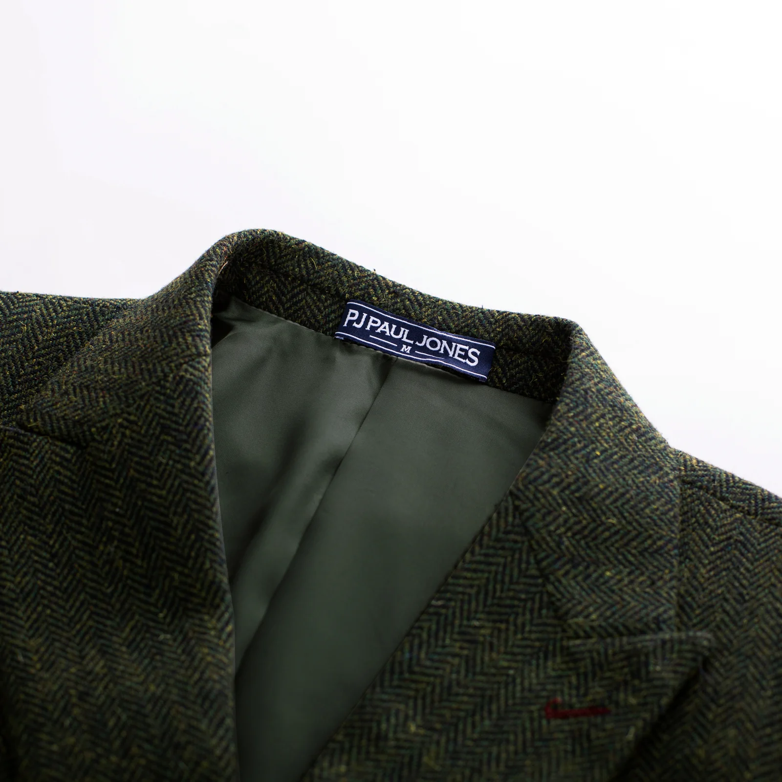 Men's Herringbone Two Button Blazer British Wool Blend Vintage Sport Coats - Image 24