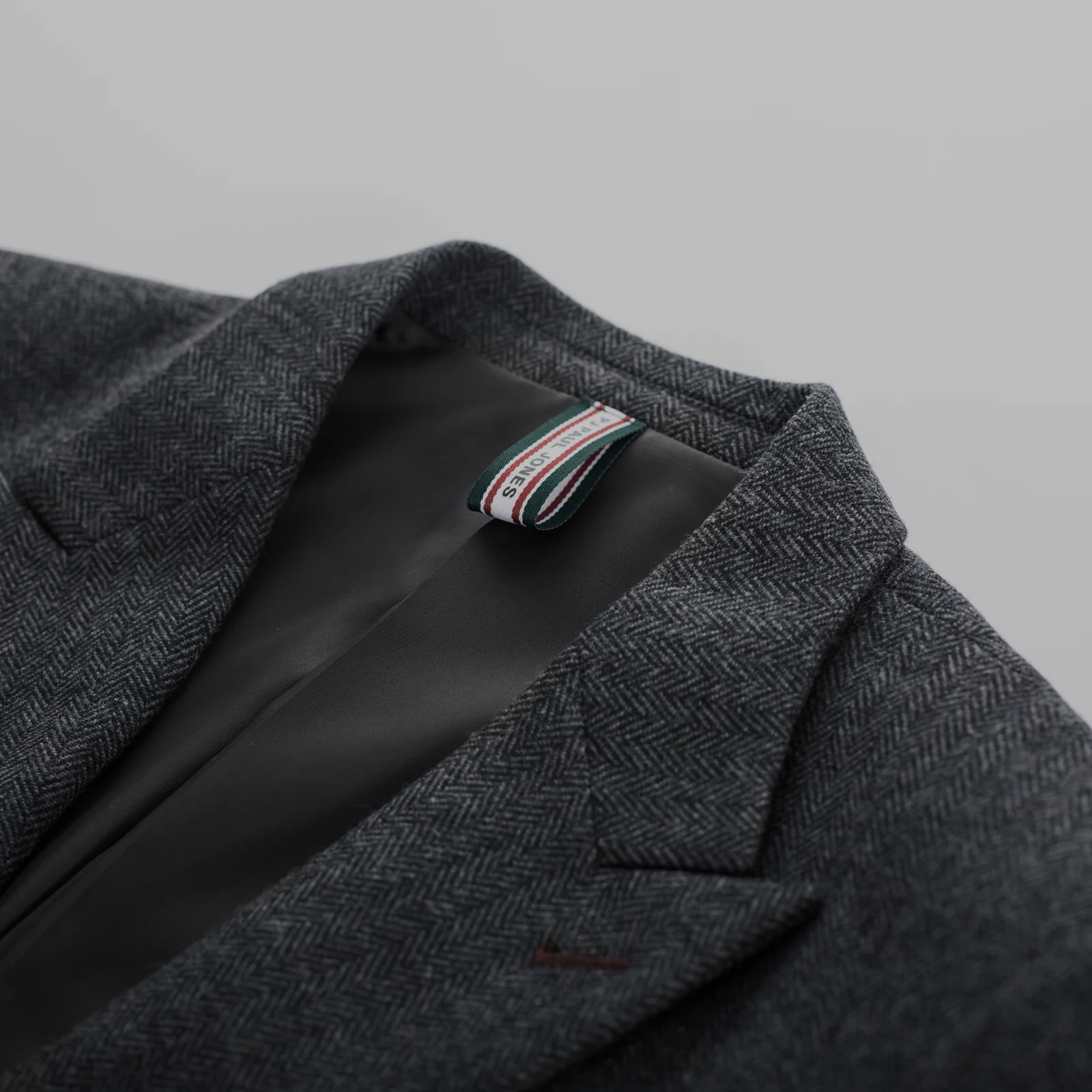 Men's Herringbone Two Button Blazer British Wool Blend Vintage Sport Coats - Image 40