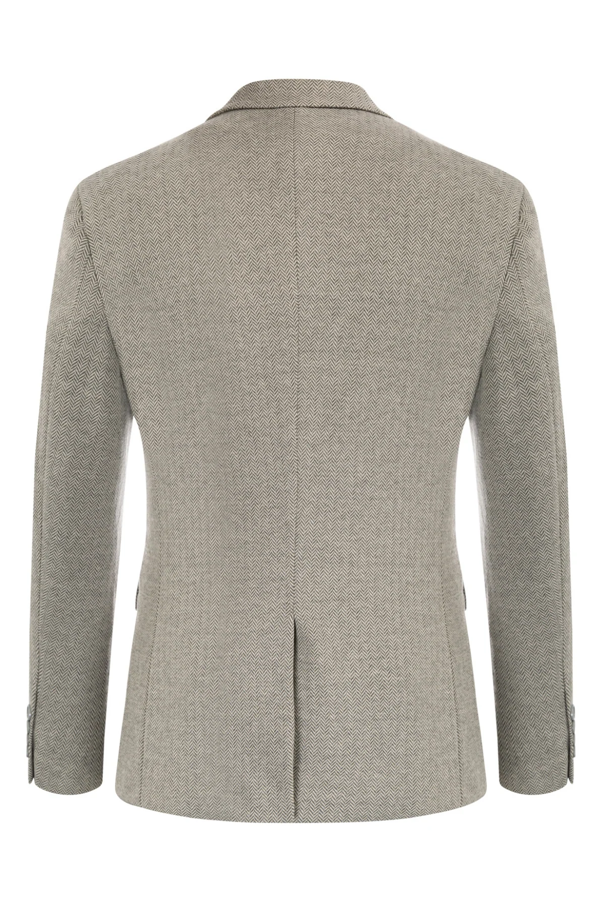 Men's Herringbone Blazer Jacket Two Button Lightweight Casual Knit Sport Coat - Image 19