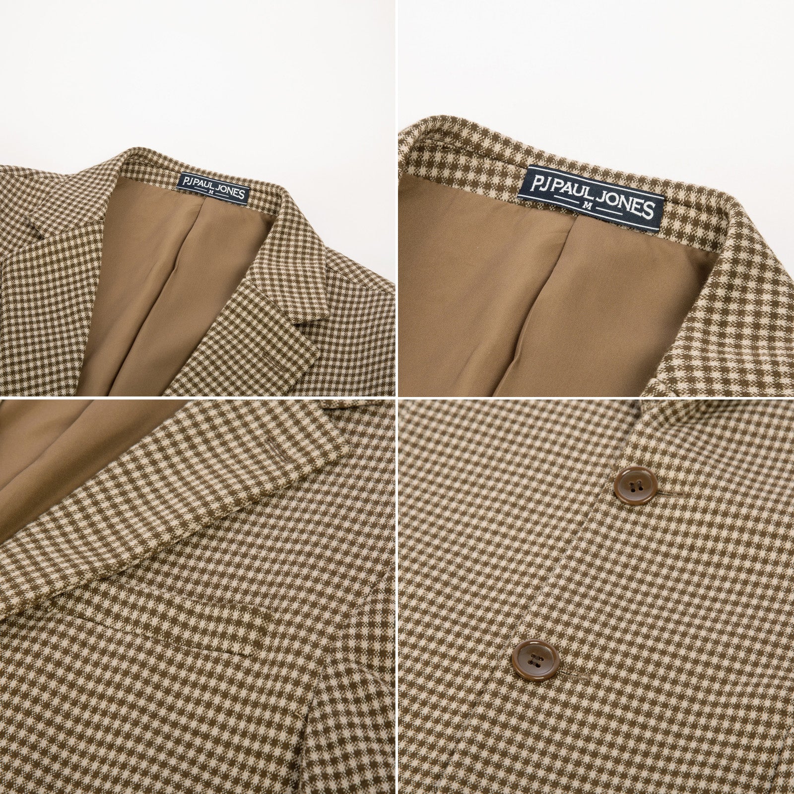 Men's Herringbone Two Buttons Blazer Jacket Lightweight Casual Knit Sport Coat - Image 14