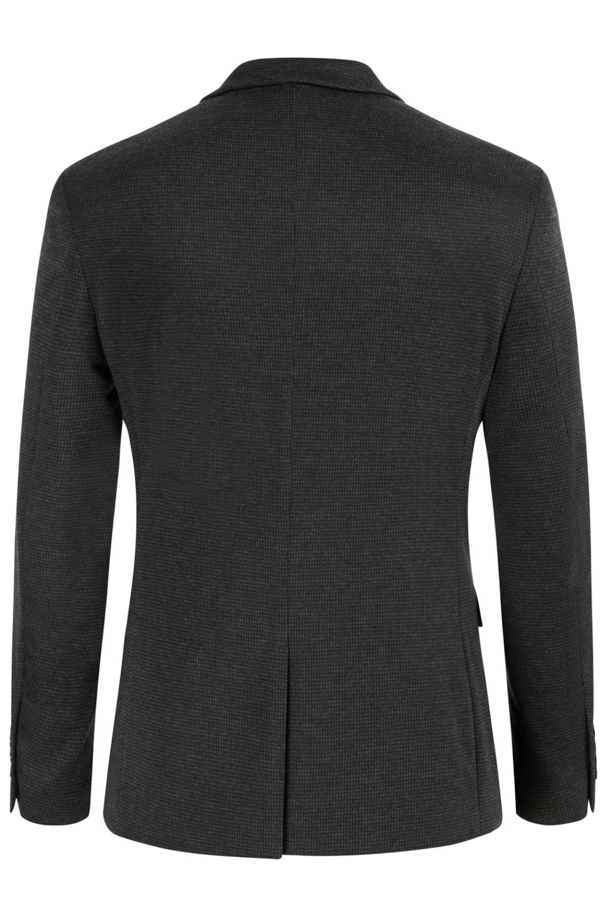 Men's Herringbone Two Buttons Blazer Jacket Lightweight Casual Knit Sport Coat - Image 8