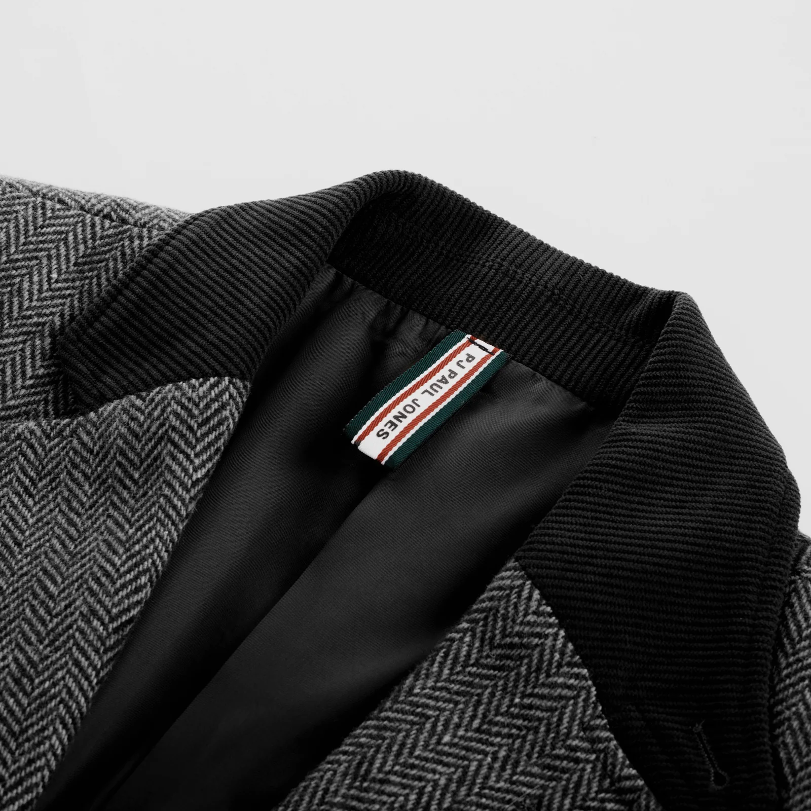 Mens Herringbone Two Button Blazer Vintage Tweed Wool Blend Sport Coat Jacket - Image 44