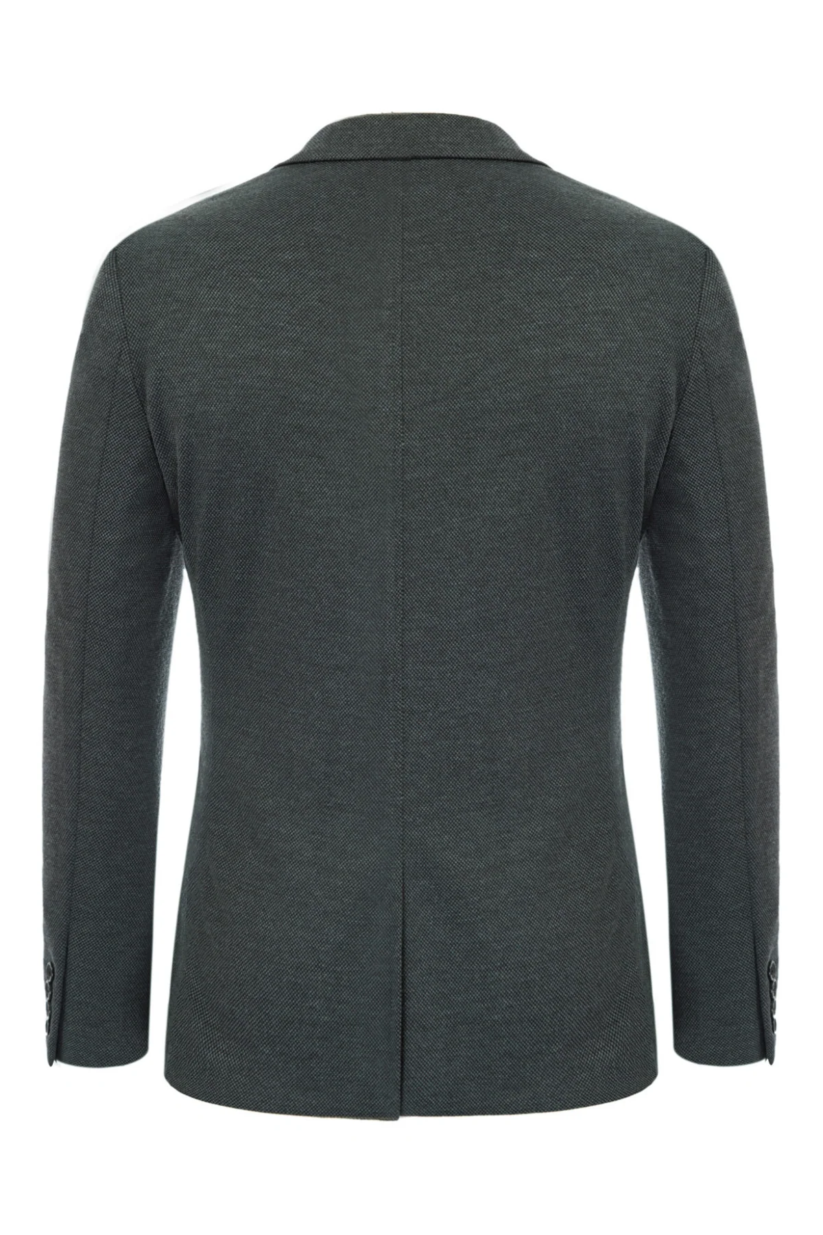 Mens Casual Knit Blazer Two Button Unlined Stretch Sport Coat Suit Jacket - Image 5