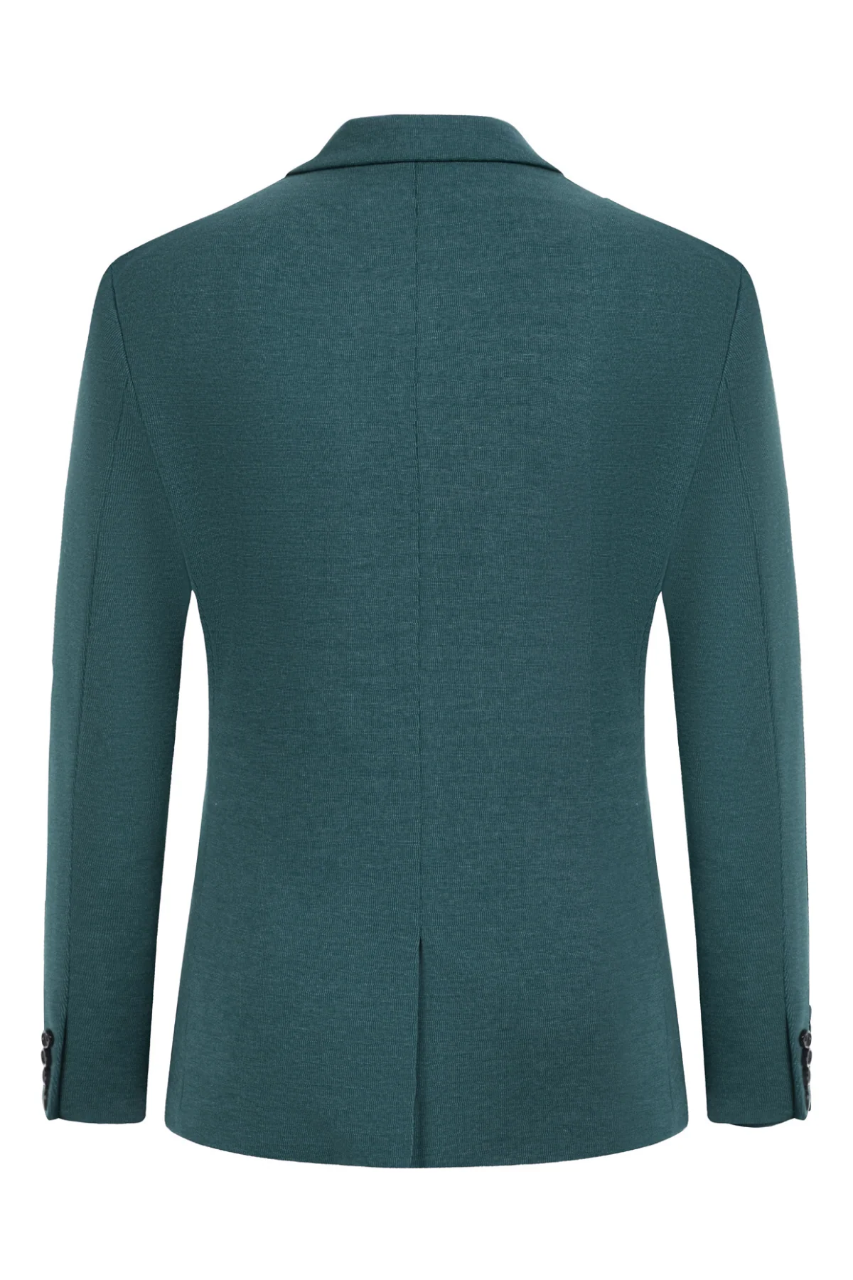 Men Two Buttons Blazer Coat with Pockets Casual Notch Lapel Coat - Image 13