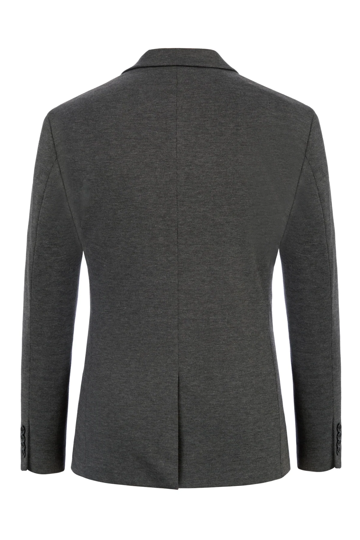 Men Two Buttons Blazer Coat with Pockets Casual Notch Lapel Coat - Image 16