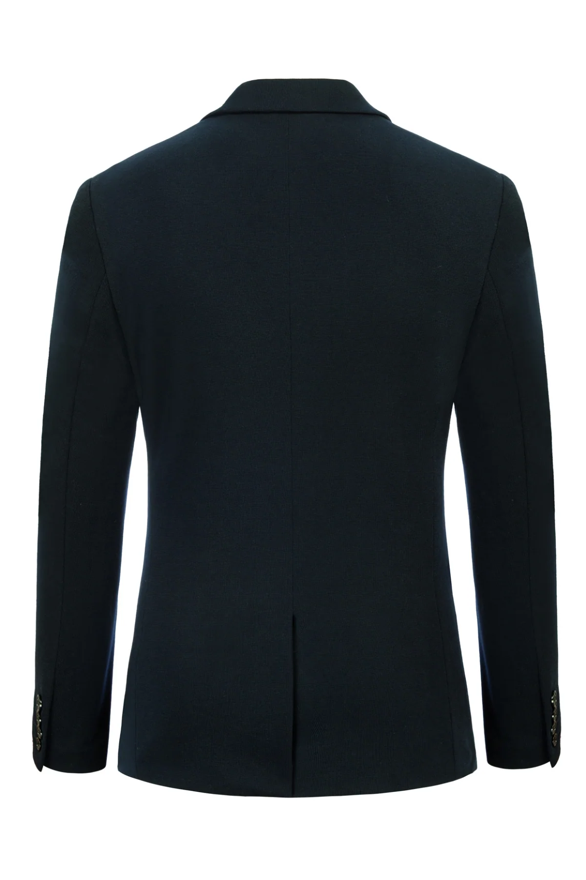 Men Two Buttons Blazer Coat with Pockets Casual Notch Lapel Coat - Image 19