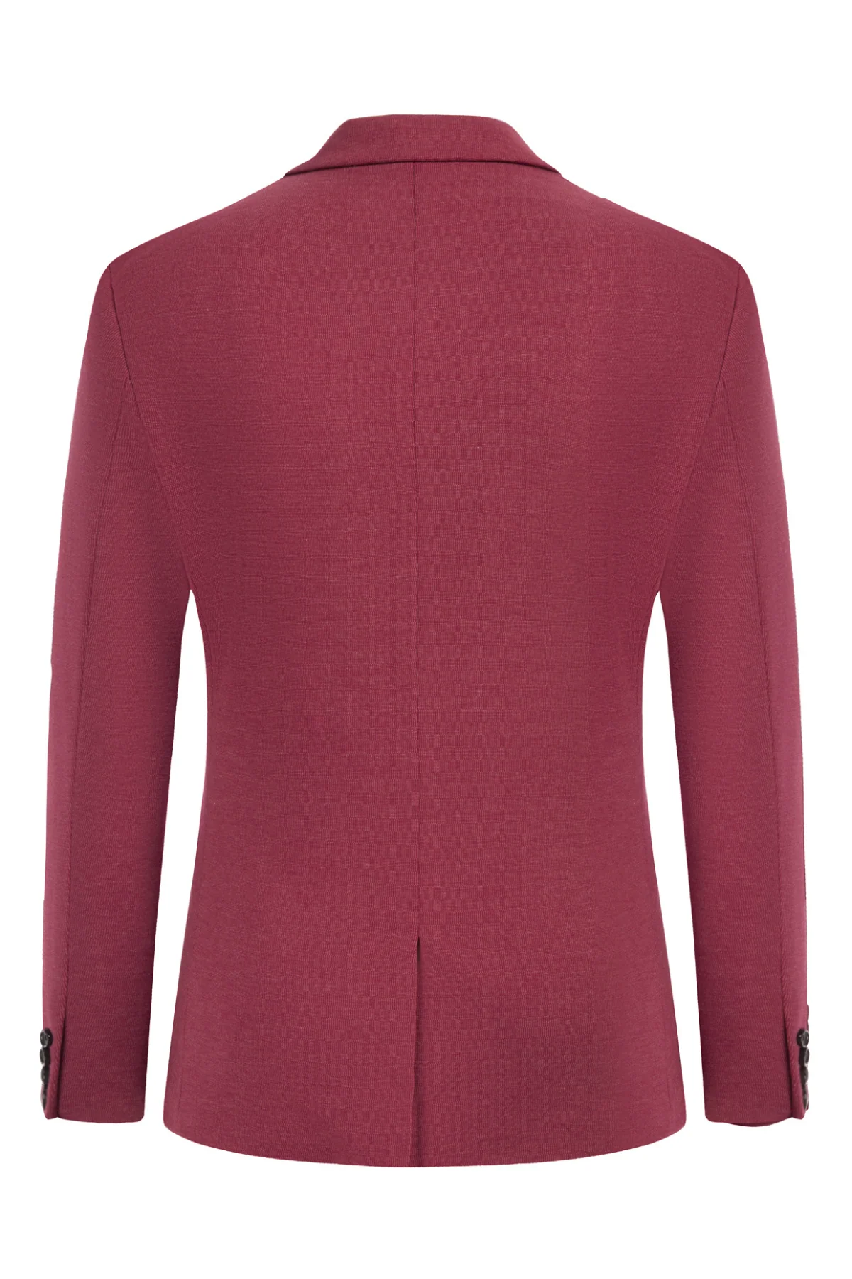 Men Two Buttons Blazer Coat with Pockets Casual Notch Lapel Coat - Image 8